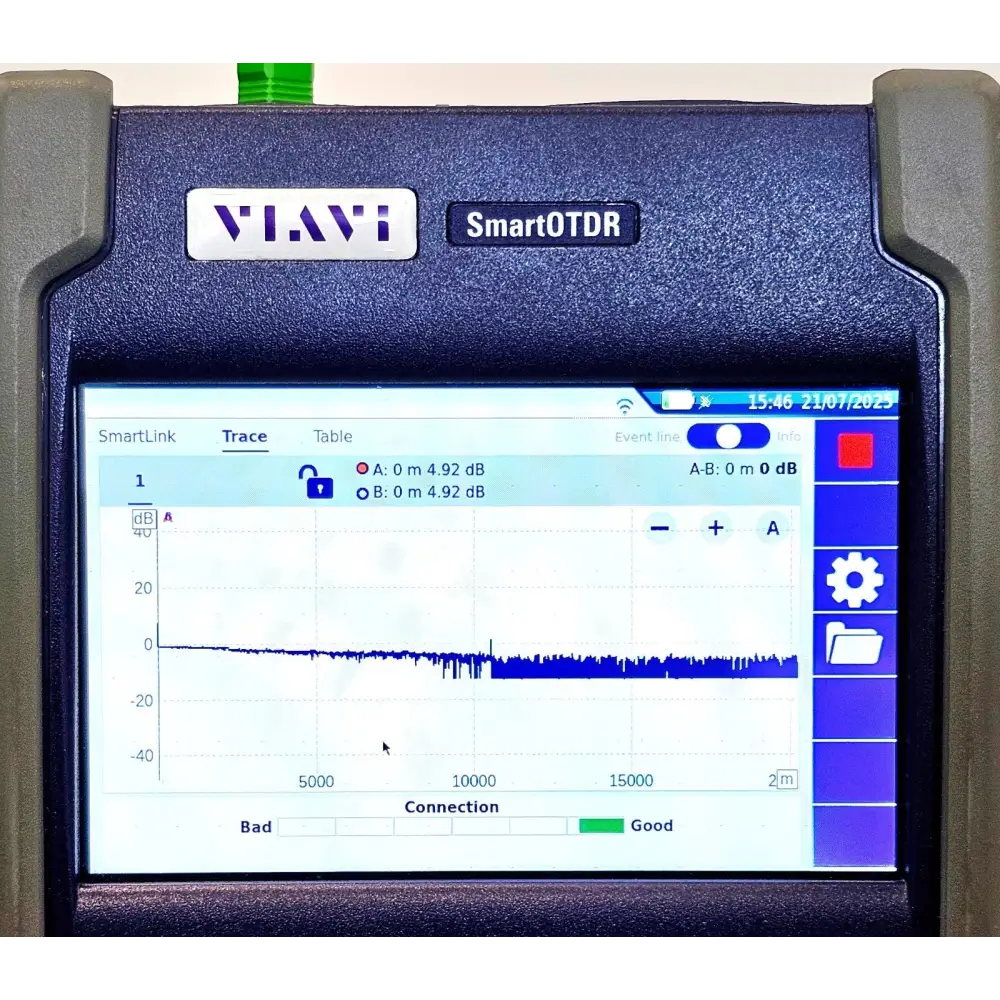 VIAVI SmartOTDR E118FA65 Handheld OTDR APC Live 1650nm17