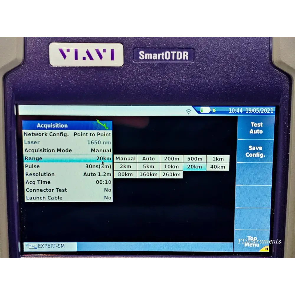 VIAVI SmartOTDR E118FA65 Handheld OTDR APC Live 1650nm New13