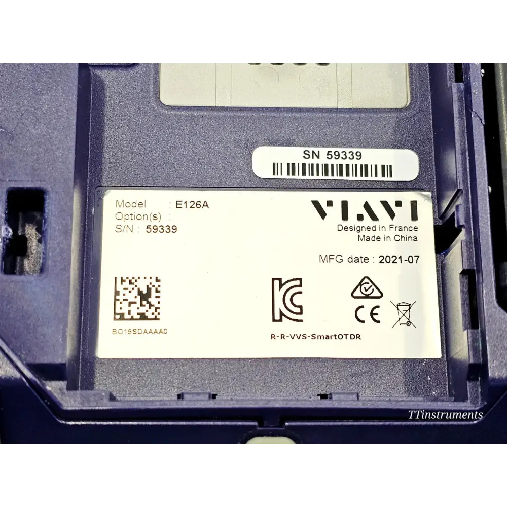 VIAVI SmartOTDR E126A Handheld OTDR APC 1310/1550 nm8