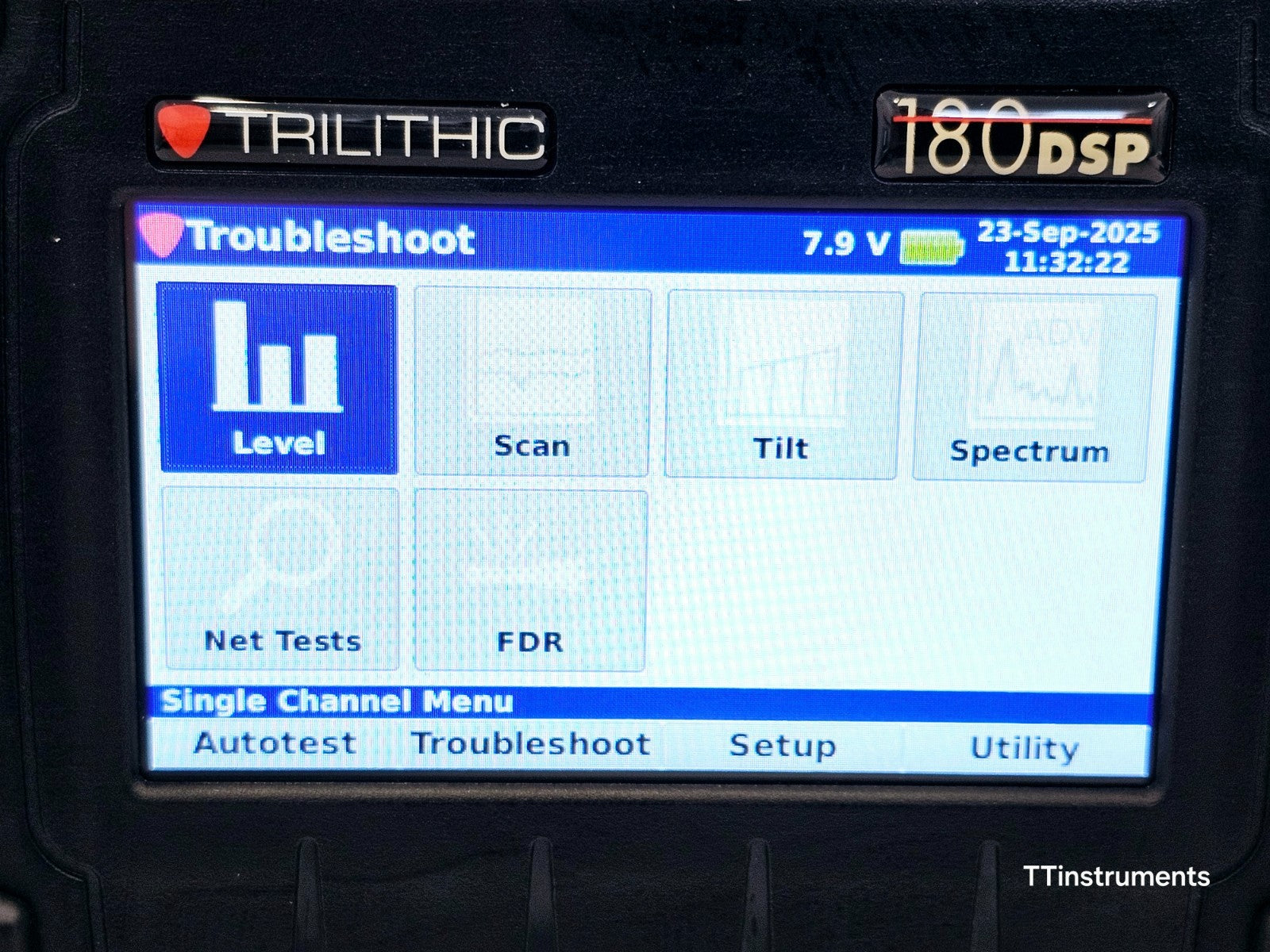 Viavi Trilithic 180 DSP Field Meter Forward Spectrum HUM DUAL RF 180DSP