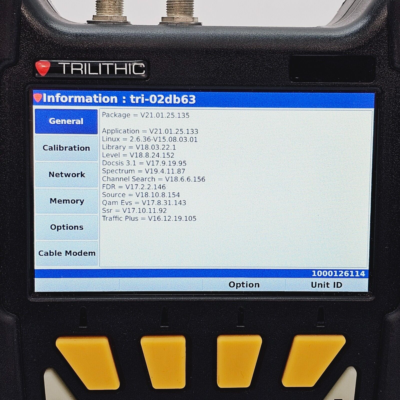 Viavi Trilithic 1G DSP DualRf SST Traffic Control Linear Distortions Frequency R