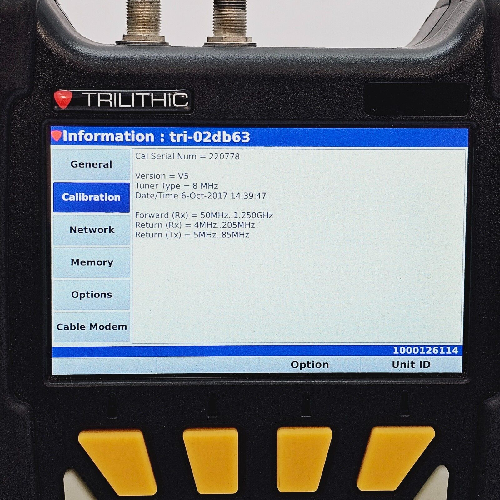 Viavi Trilithic 1G DSP DualRf SST Traffic Control Linear Distortions Frequency R