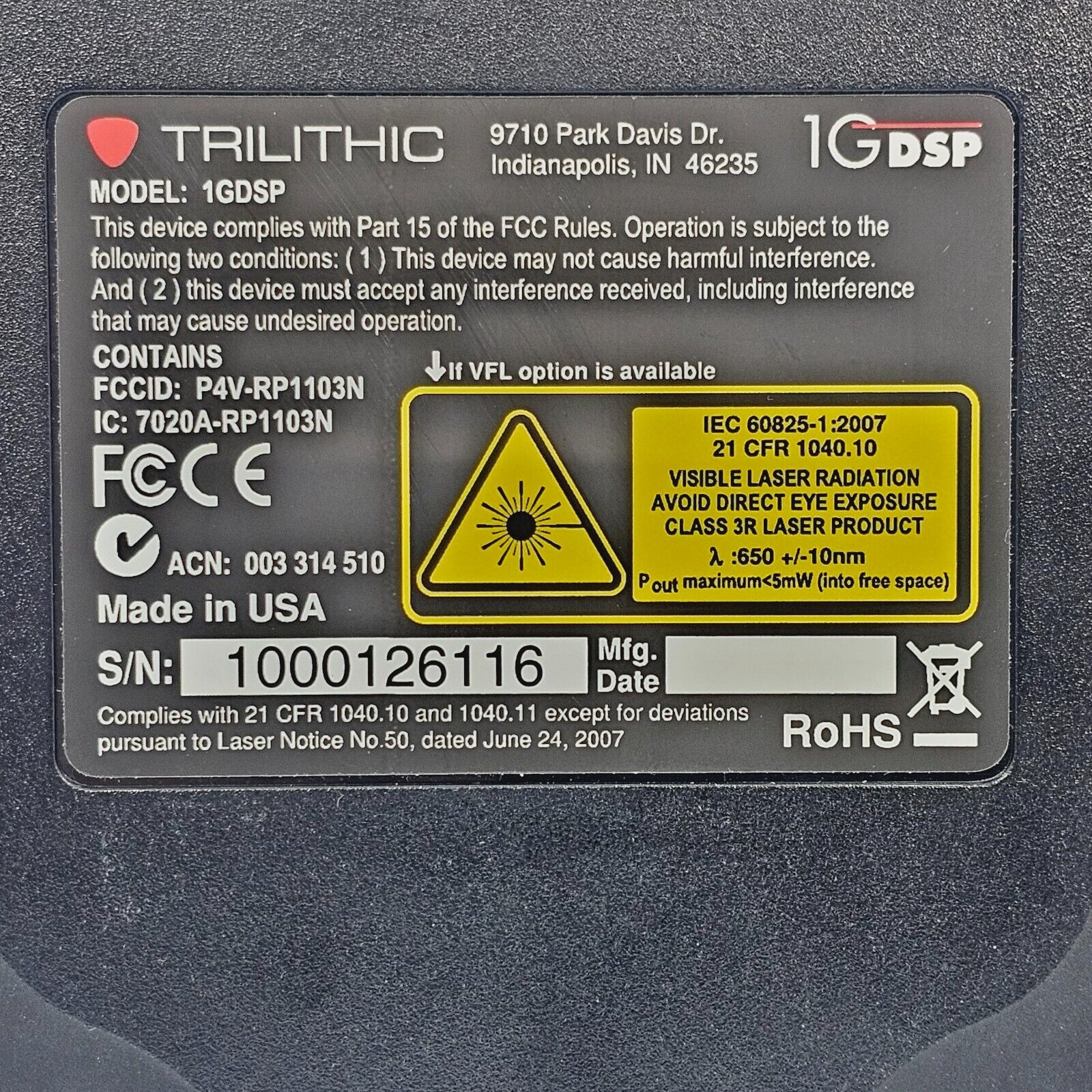 Viavi Trilithic 1G DSP DualRf Tester