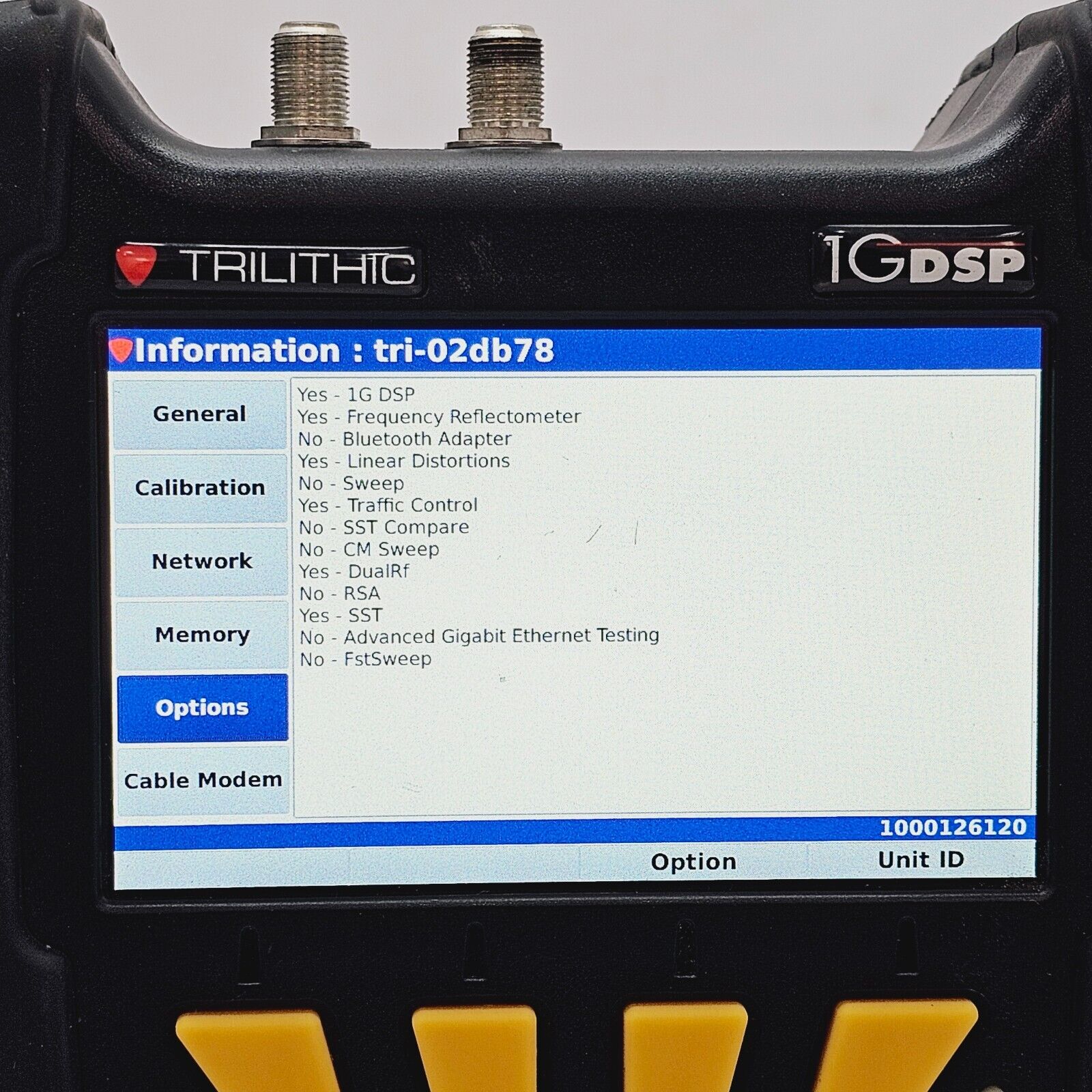 Viavi Trilithic 1G DSP + Options 1GDSP