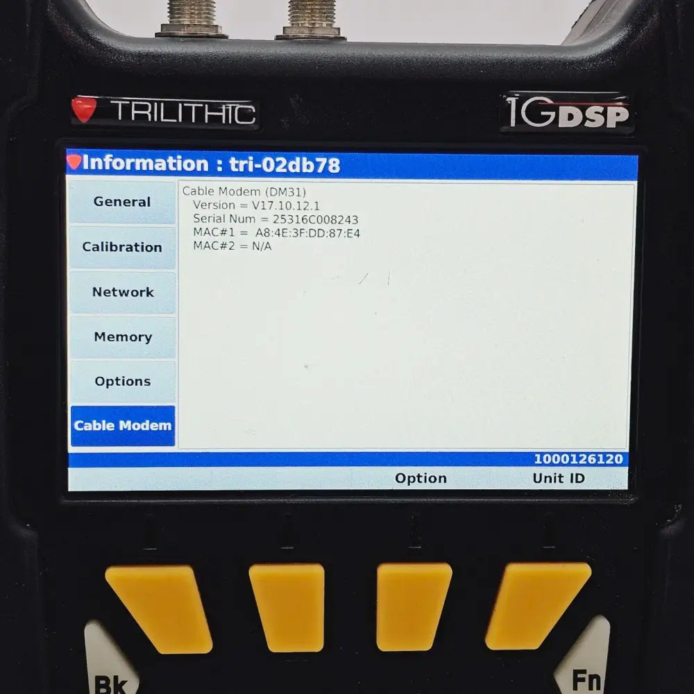 Trilithic 1G DSP stored in protective carry case