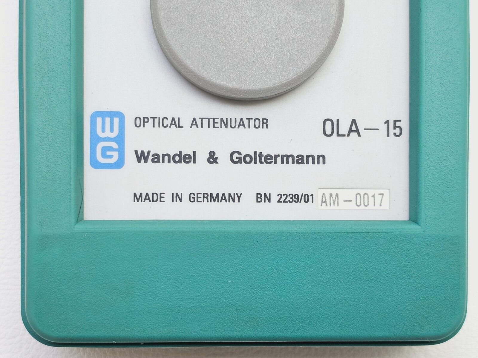 Wandel & Goltermann OLA-15 Optical Attenuator Variable SM 1310 1550 nm 2239/01