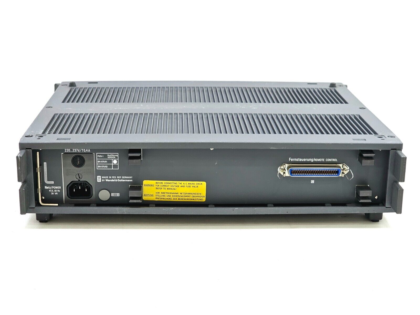 WG Wandel & Goltermann Line Simulator 1 khz - 10 MHz PKN-1 875/01