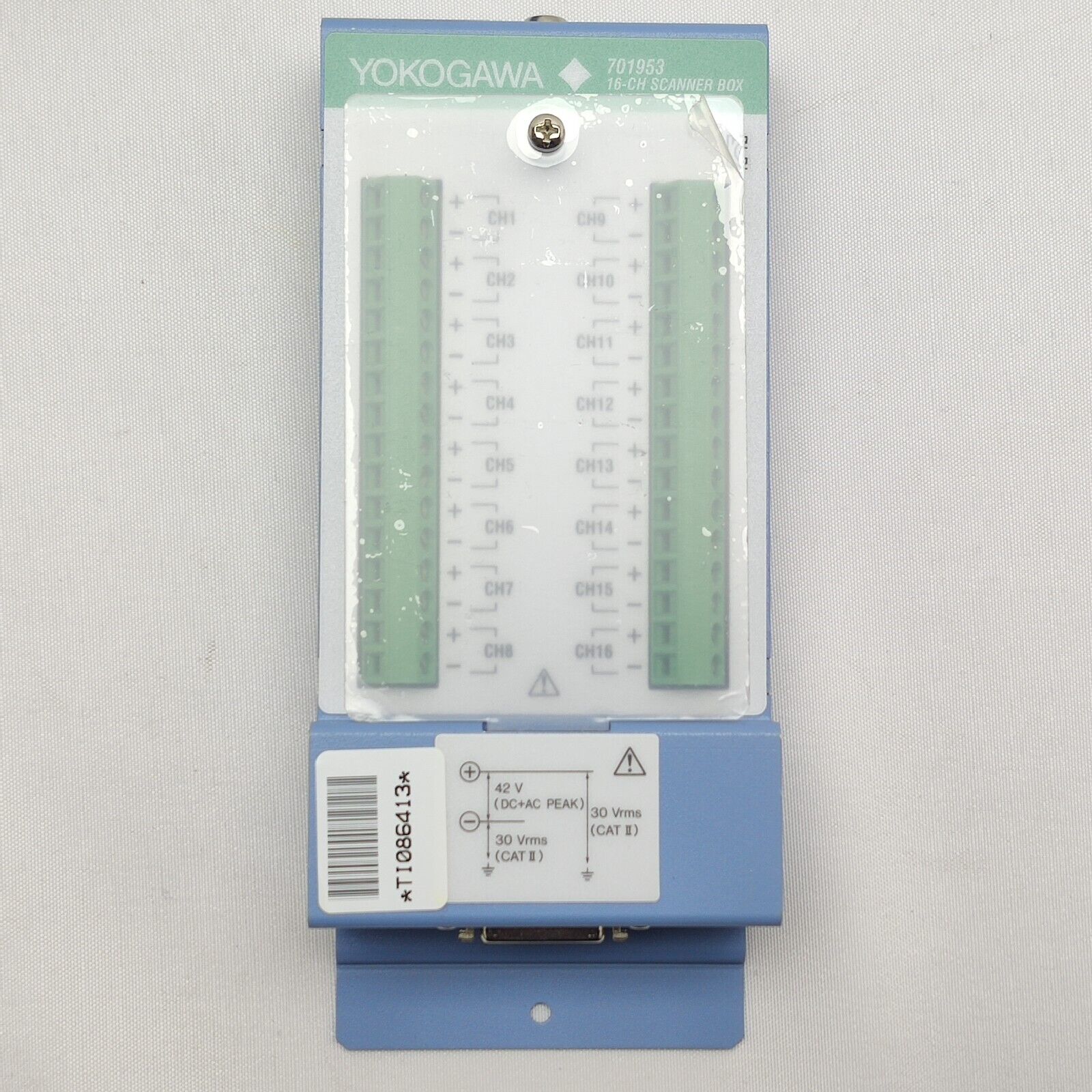 Yokogawa 720221 16-CH Temperature/Voltage Input Module w/ 701953 16-CH Scanner B