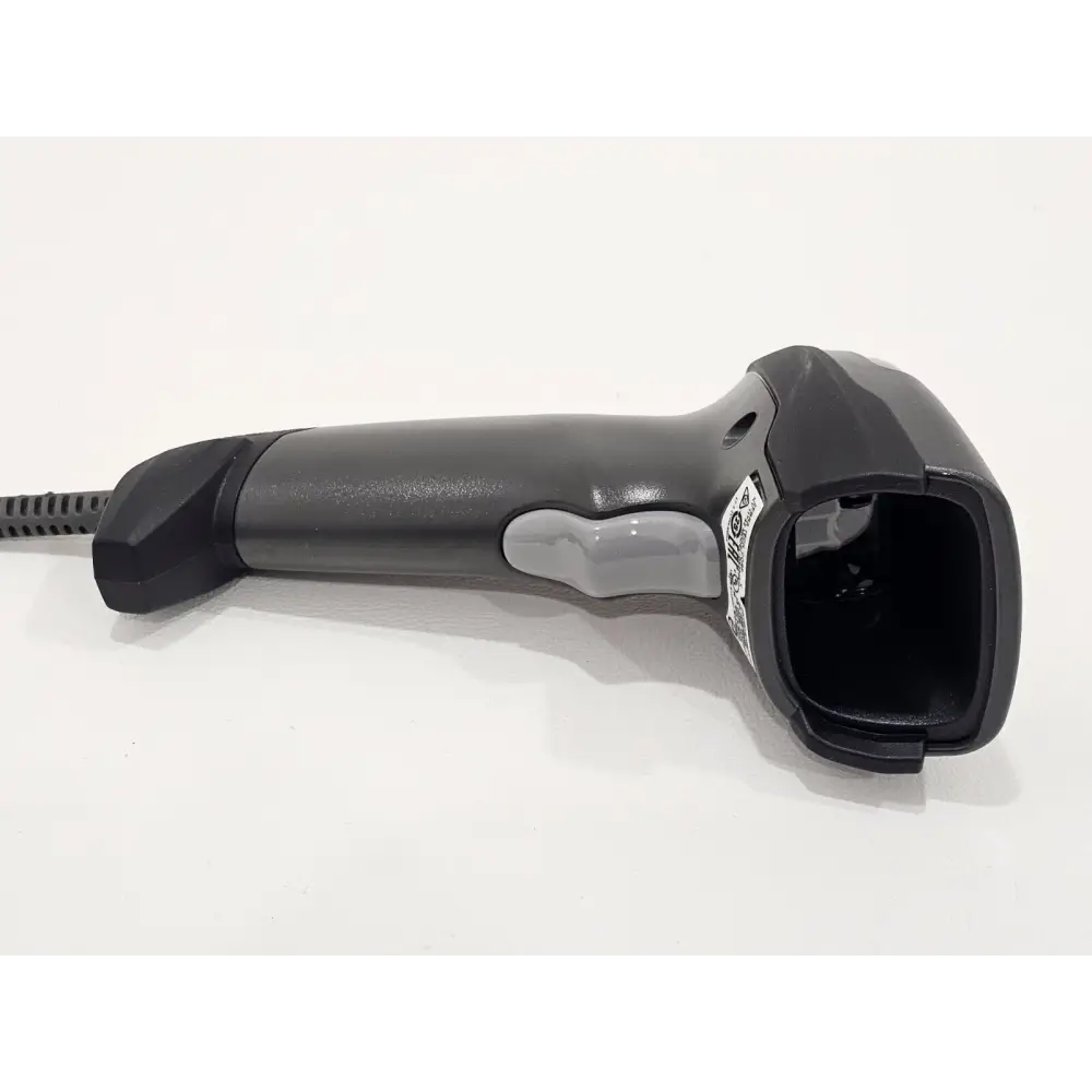Zebra DS2208 handheld barcode scanner side profile showing ergonomic grip