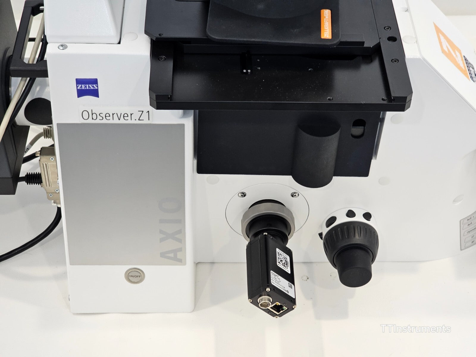 ZEISS Axio Observer Z1 Motorized Microscope with Laptop, Camera and Light Source