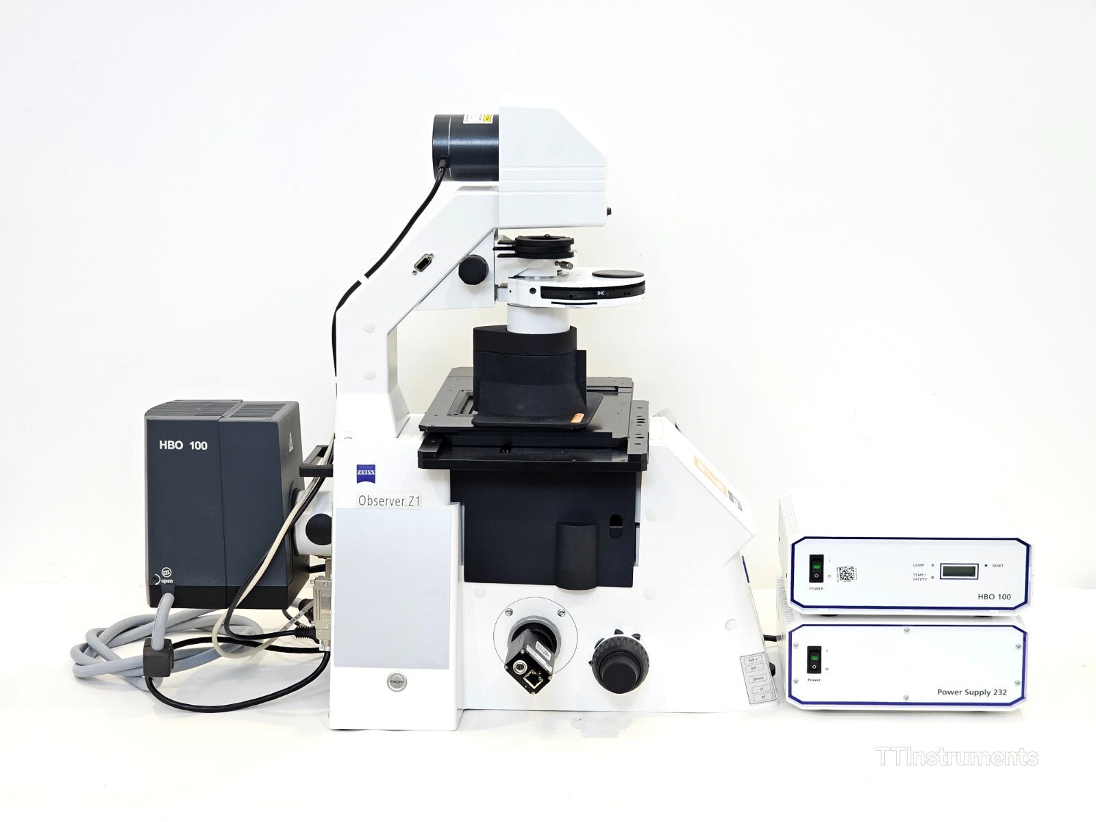 ZEISS Axio Observer Z1 Motorized Microscope with Laptop, Camera and Light Source