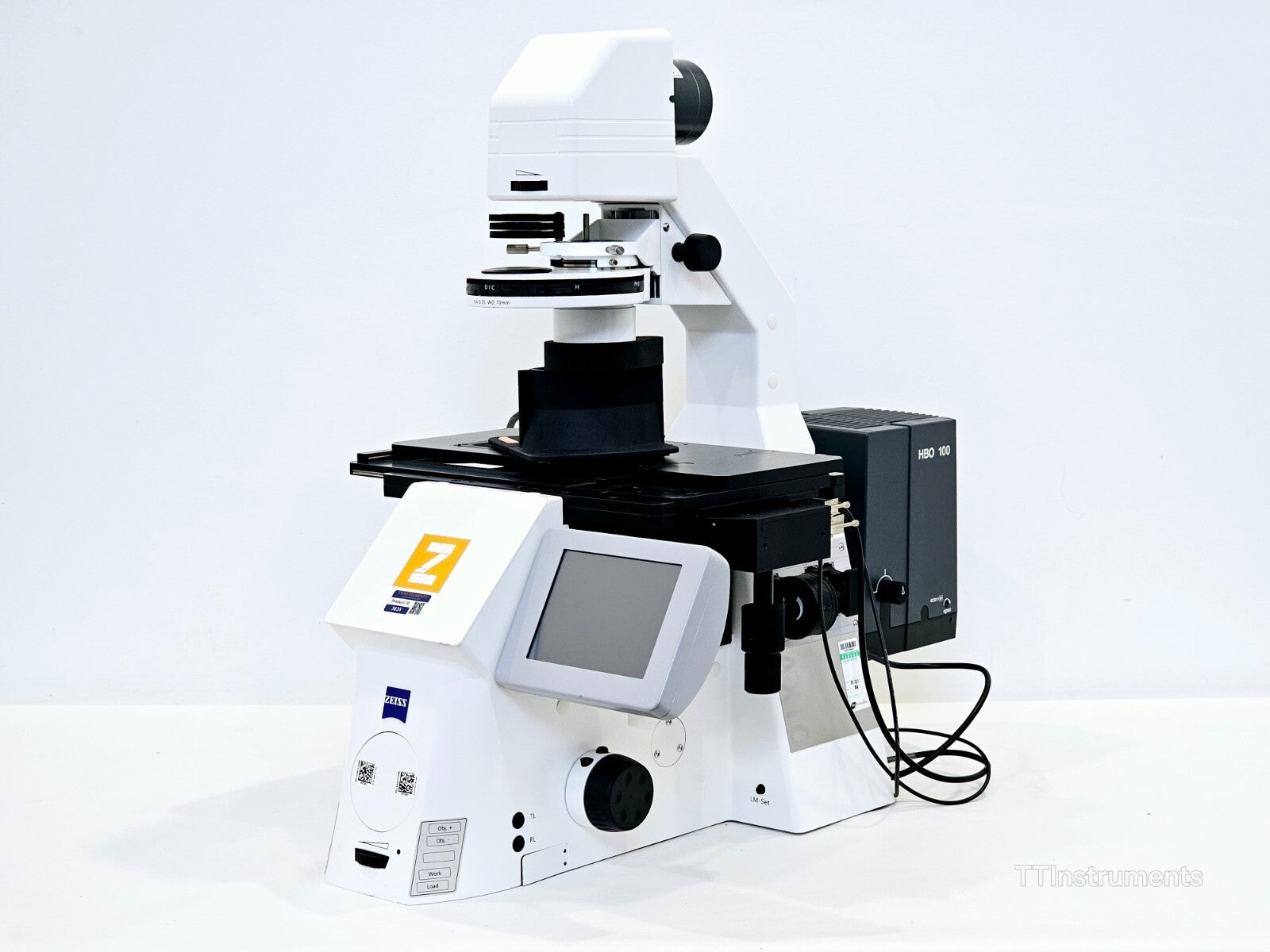 ZEISS Axio Observer Z1 Motorized Microscope with Laptop, Camera and Light Source