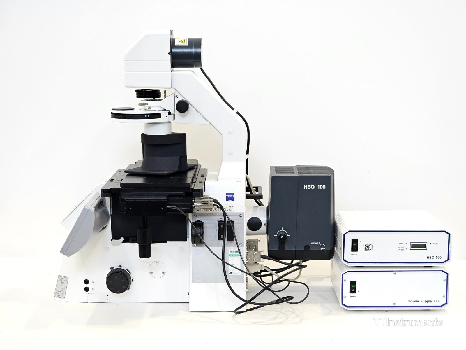 ZEISS Axio Observer Z1 Motorized Microscope with Laptop, Camera and Light Source