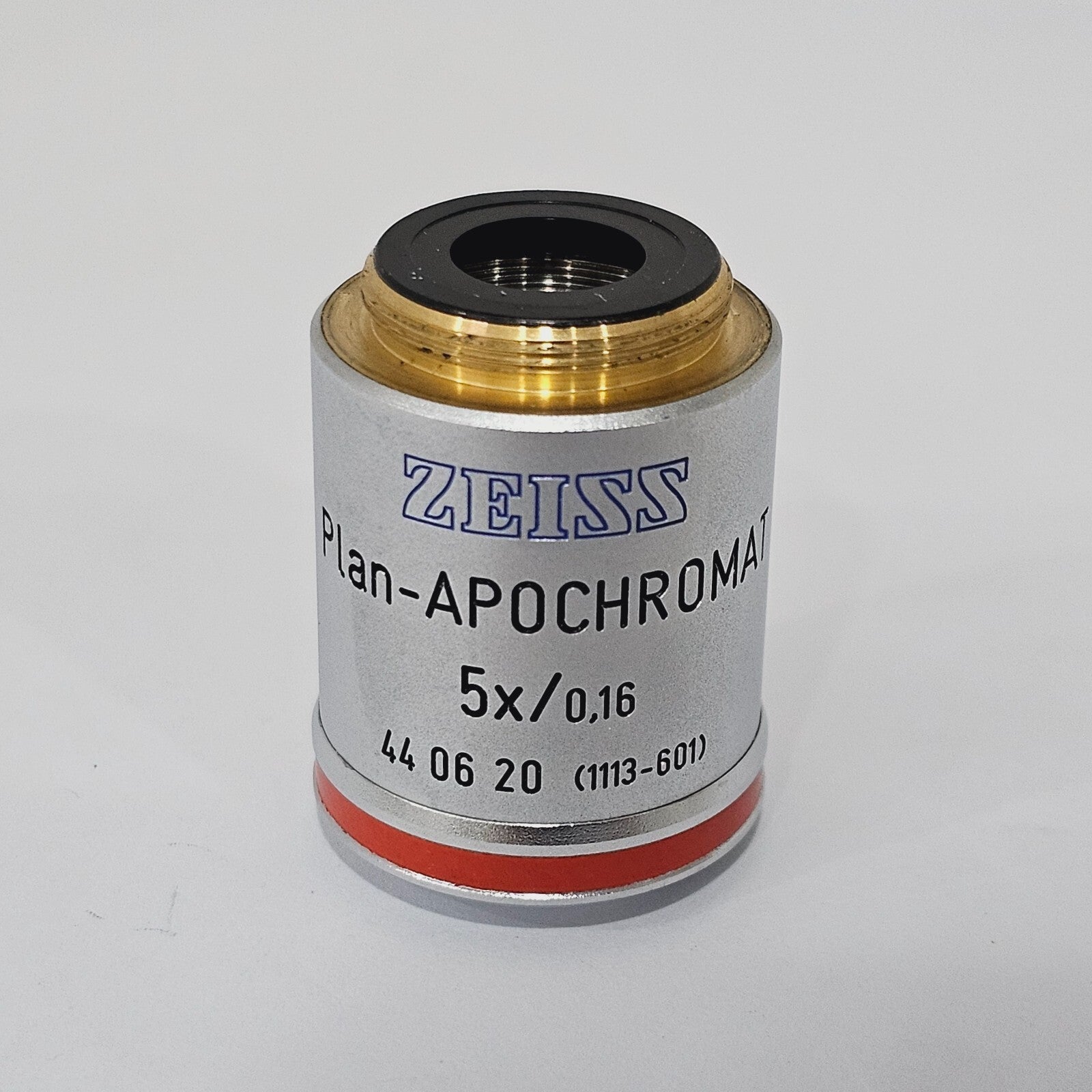 ZEISS Plan-APOCHROMAT 5x/0.16 44 06 20 (1113-601) Microscope Objective Lens