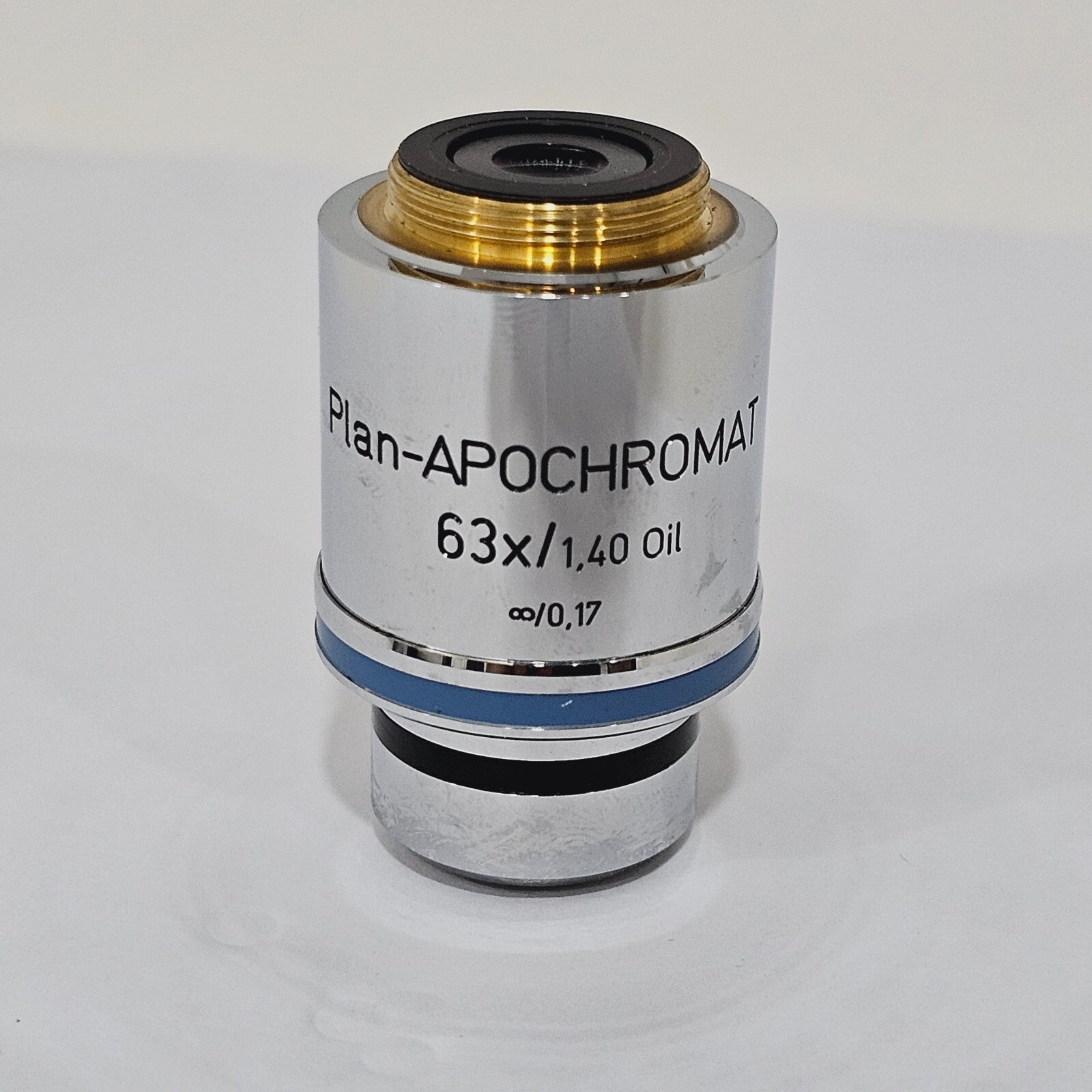 ZEISS Plan-APOCHROMAT 63x/1.40 Oil 44 07 60 (03) Oil Microscope Objective Lens