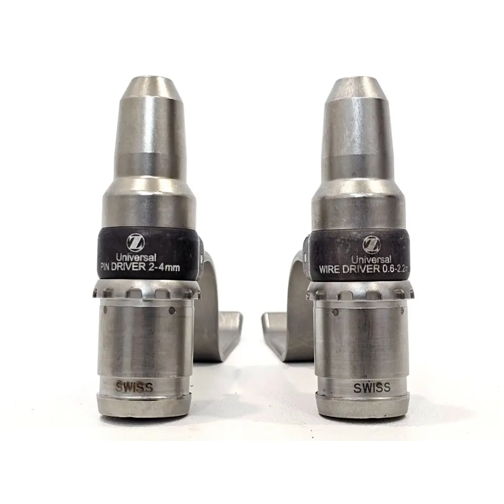 Zimmer Universal Power System Electric Handpieces With Case And Attachments