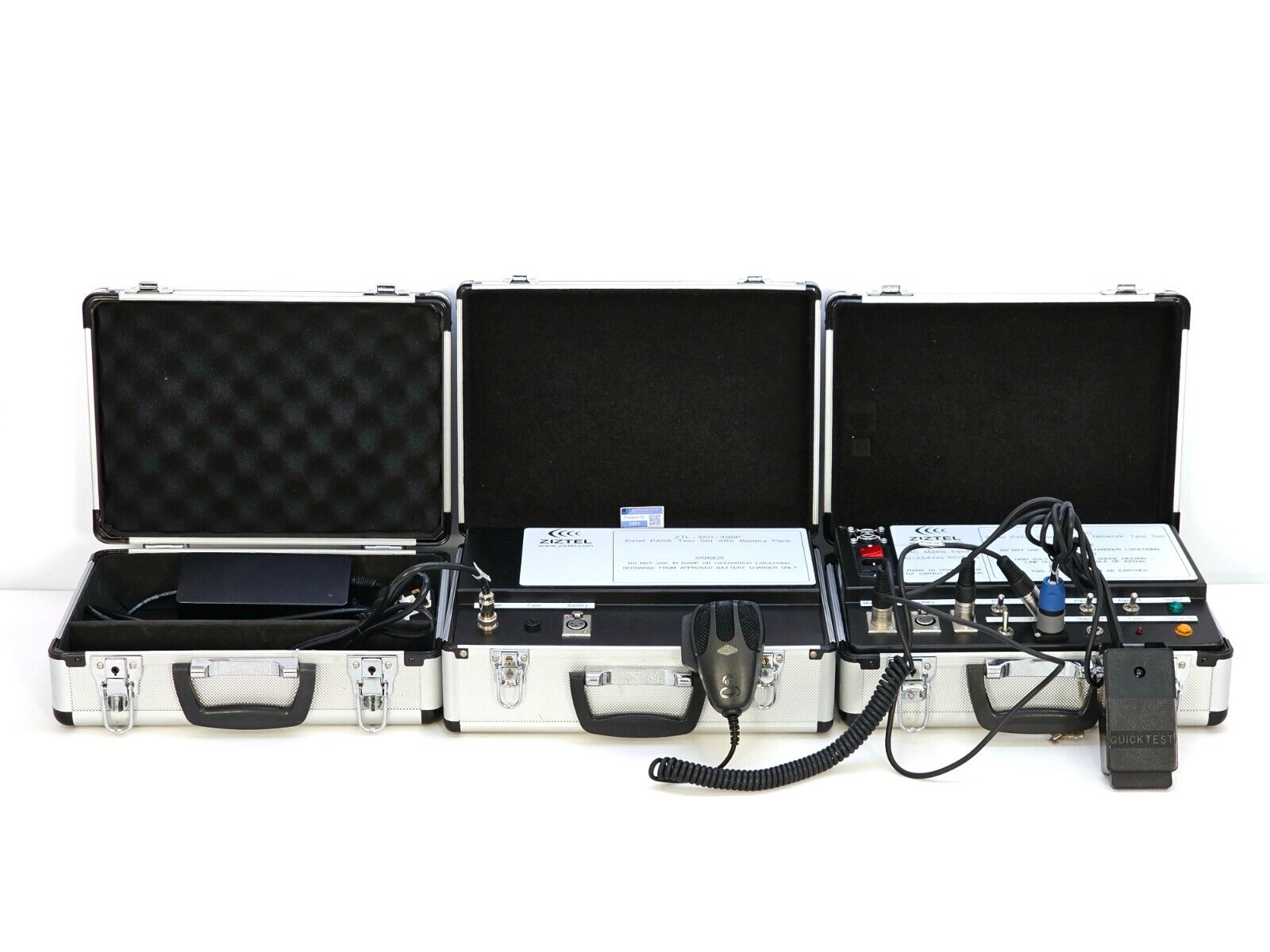 ZIZTEL ZTL-350 ZAGA LOUDSPEAKER NETWORK TEST SET + ZTL-380-48BP Battery Pack