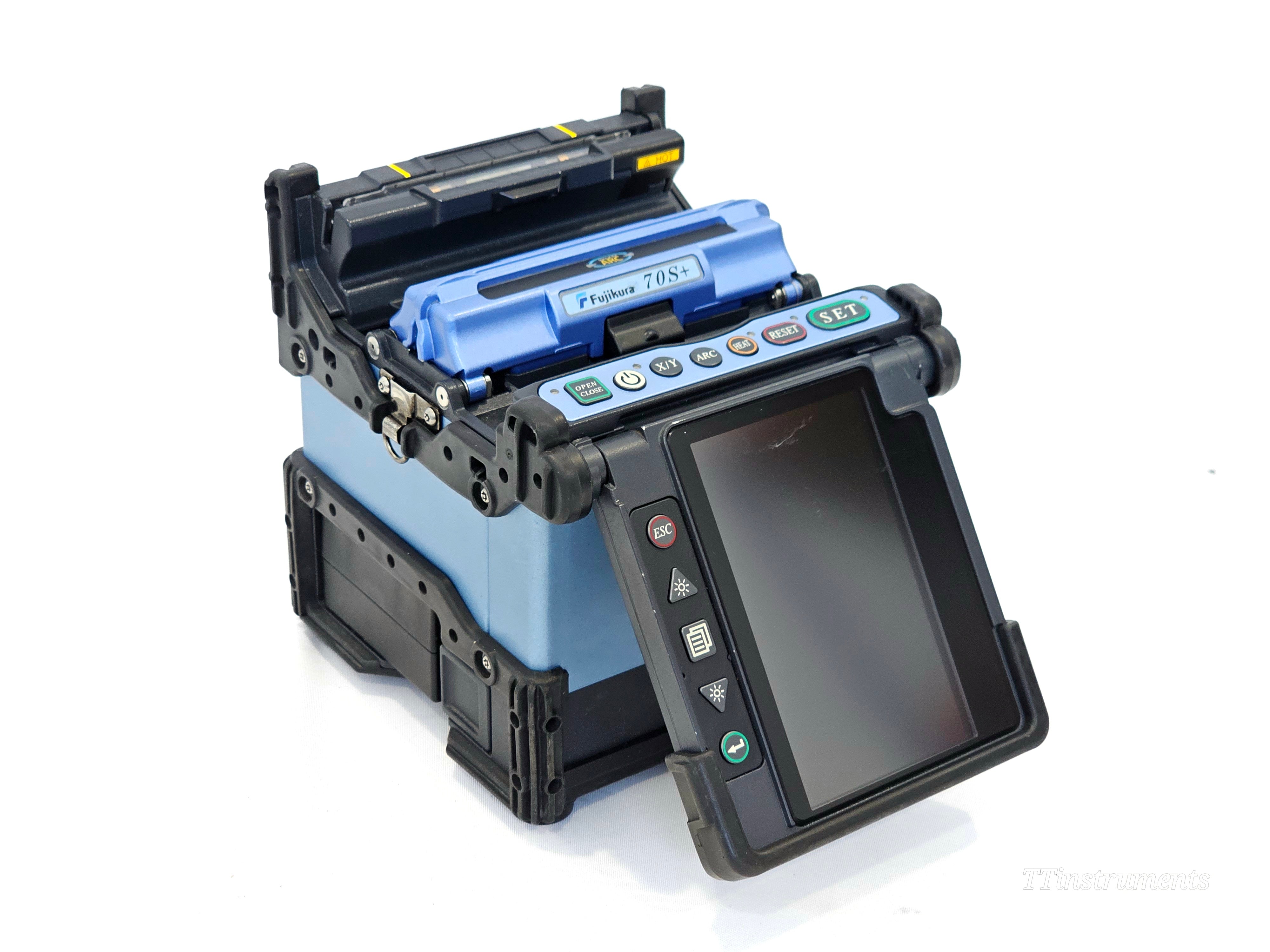 Serviced Fujikura 70S+ Fiber Optic Fusion Splicer SM MM ARC 8346 CT-50 Cleaver
