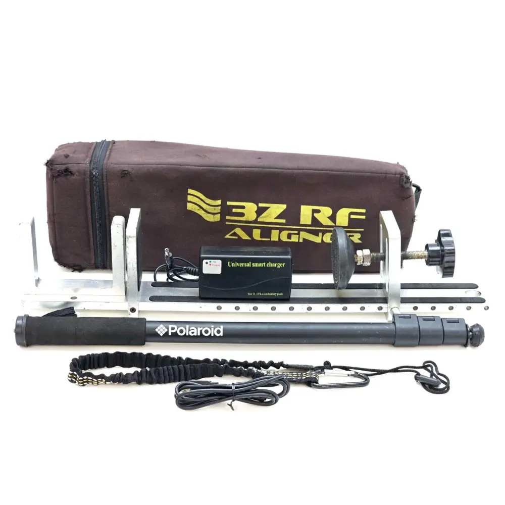 RFA1000 antenna alignment tool showing tilt and roll display