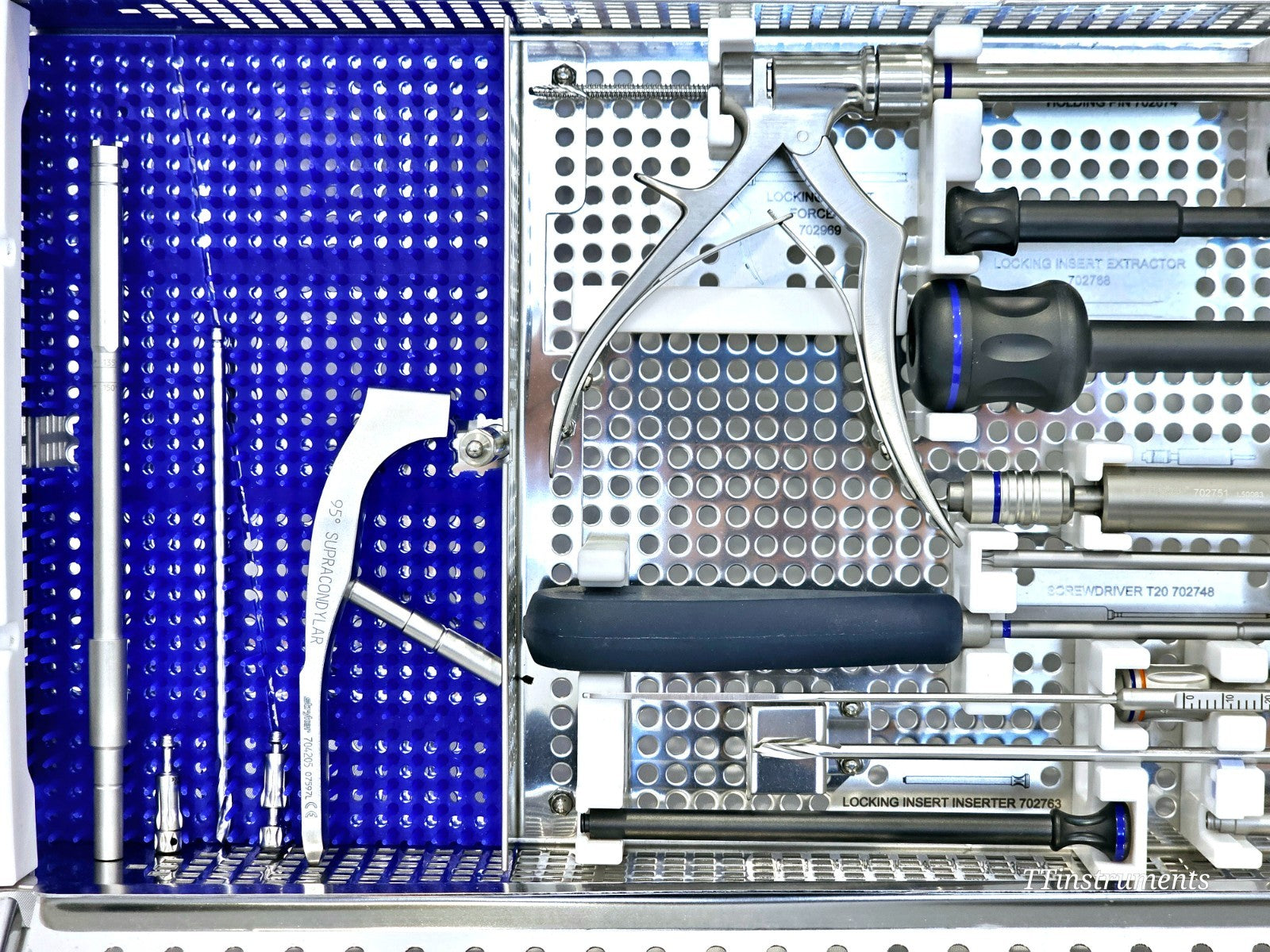 Stryker Basic Lag Screw Instrument Tray Omega 3 System Hip Fracture Applications