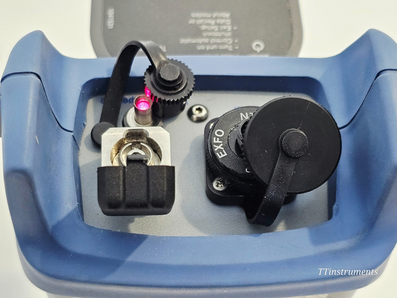 EXFO FOT-600 used fibre optic tester close-up detail
