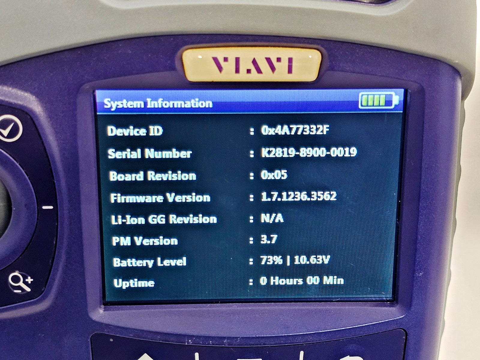 VIAVI OLP-82P angled view showing overall unit condition