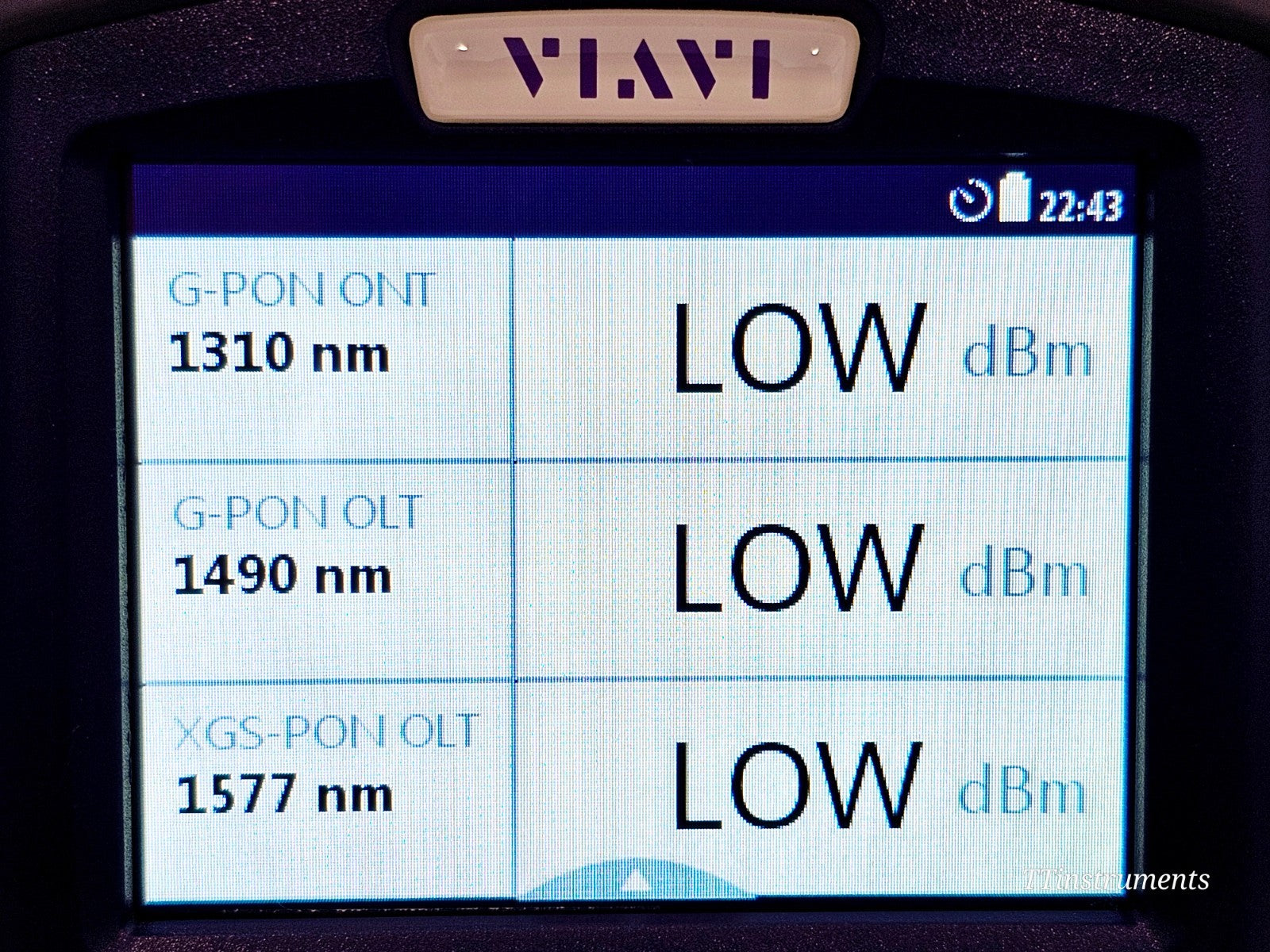 VIAVI OLP-87 used optical power meter overall condition