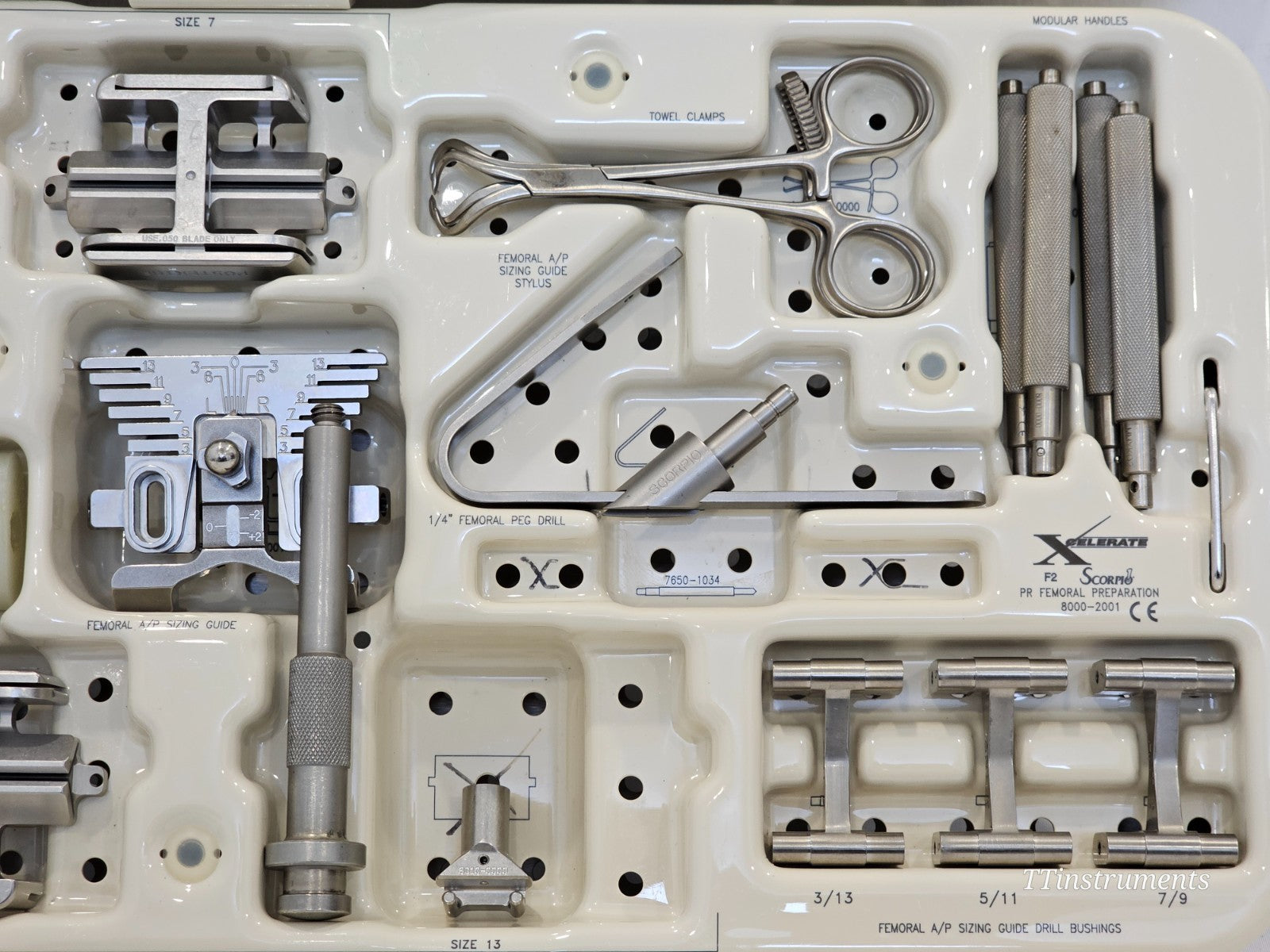 Stryker PR Femoral Preparation Tray 80002001