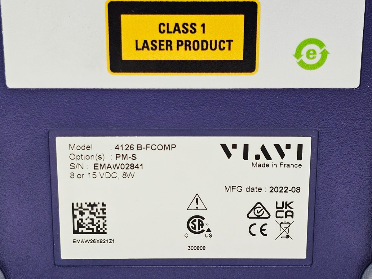 Brand NEW VIAVI MTS 4000 V2 with 4126B-FCOMP OTDR Module Bi-Directional Testing8