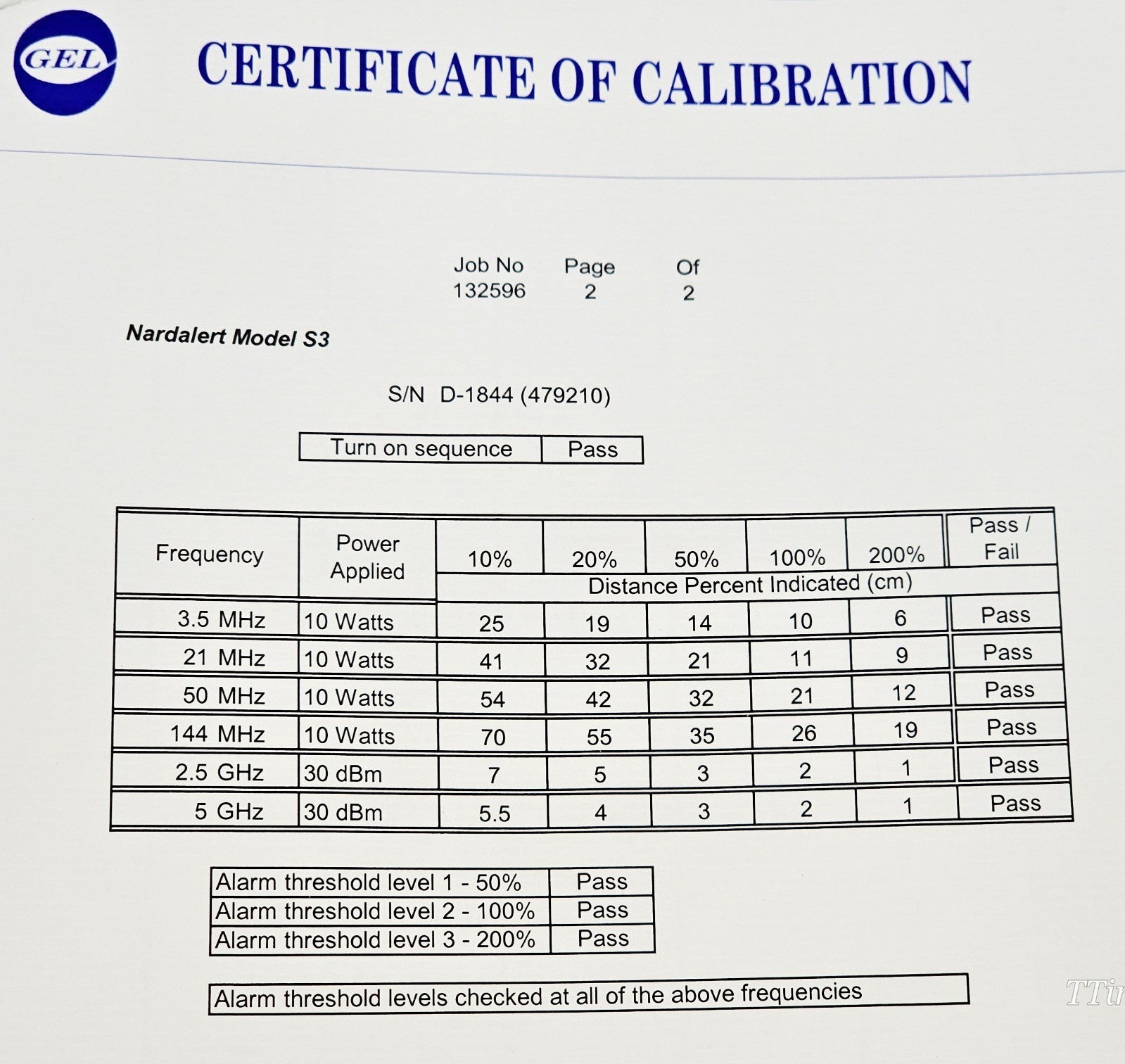 Narda Nardalert EMF radiation detector side angle view seller refurbished