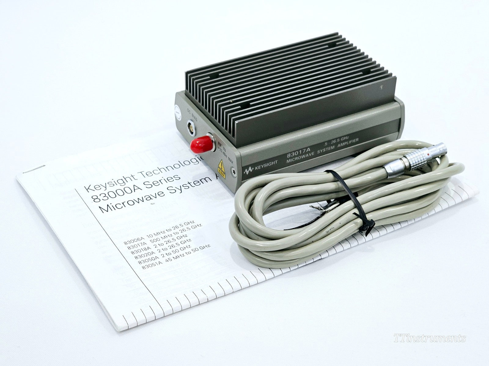 Keysight Agilent 83017A .5 - 26.5 GHz Microwave System Amplifier