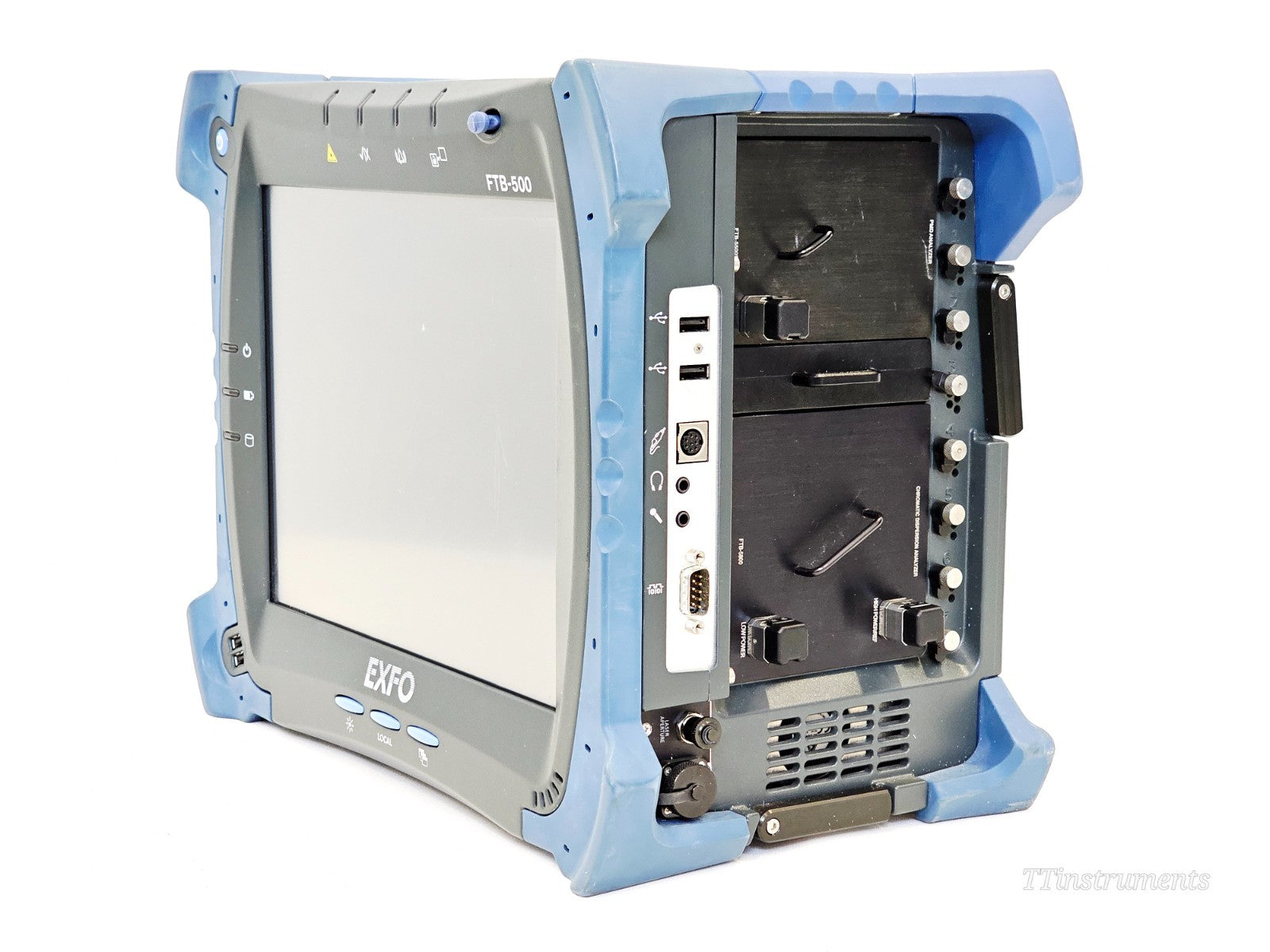 EXFO FTB-500 with FTB-5500B PMD & FTB-5800 CD Analyzer + FLS-5834A Light Source2