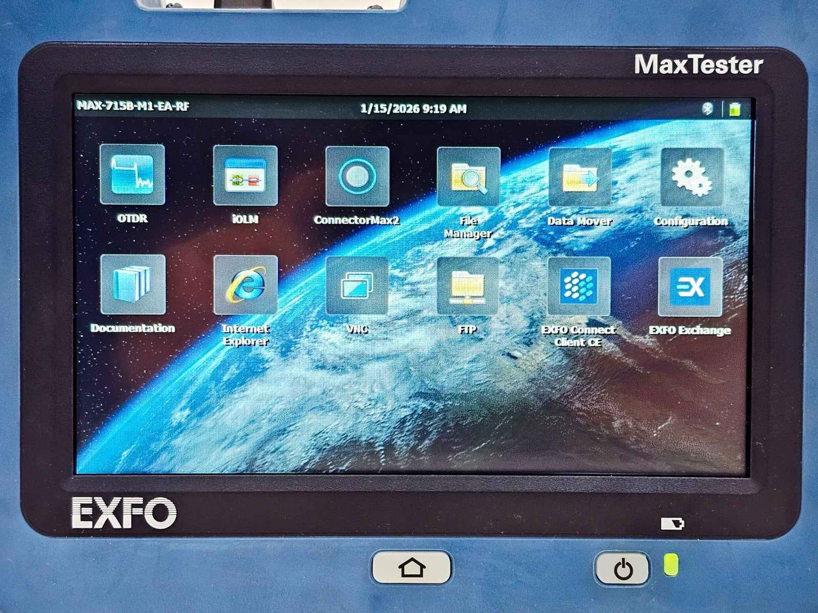 EXFO MAX-715B-M1 iOLM OTDR MaxTester 1310/1550 nm APC SM