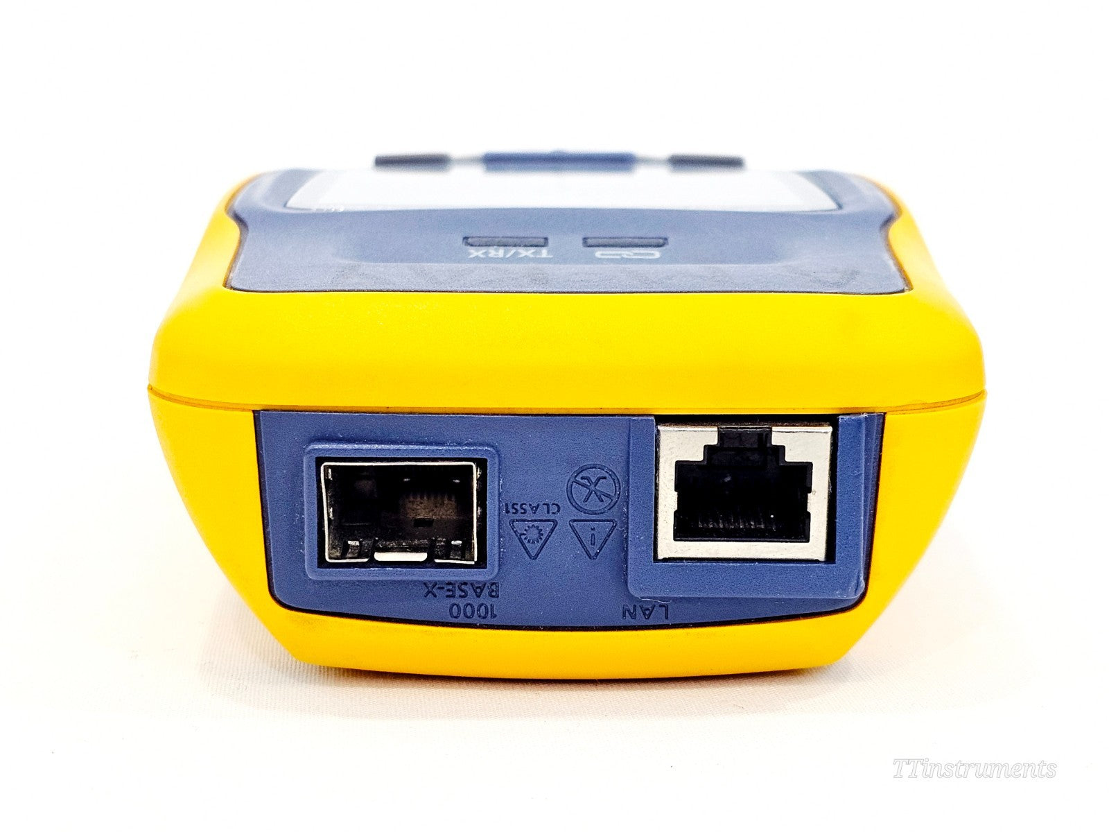 Fluke Networks used network analyser top view showing keypad and controls