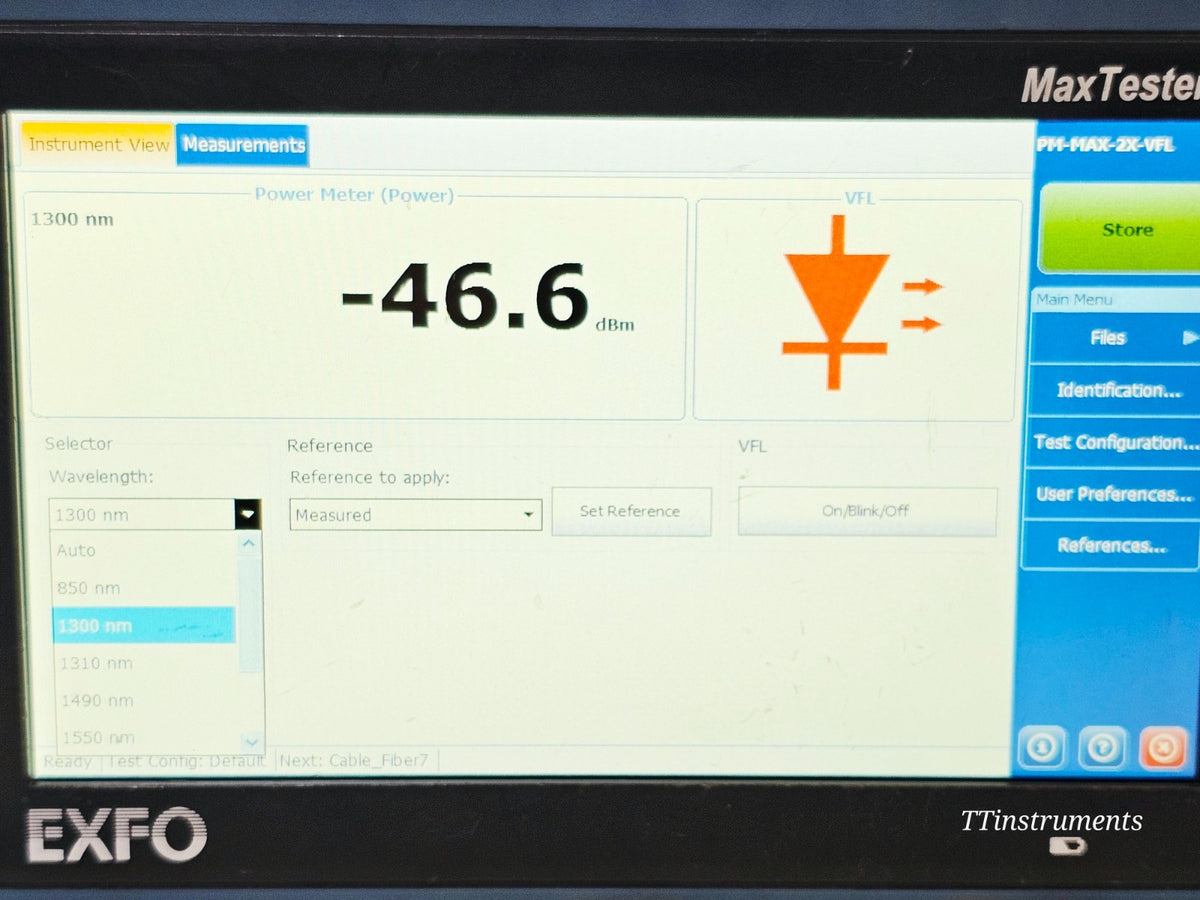 EXFO MAX-730C-SM8-EA MaxTester PON/Metro OTDR 1310/1550/1650nm iOLM IADV + PM12