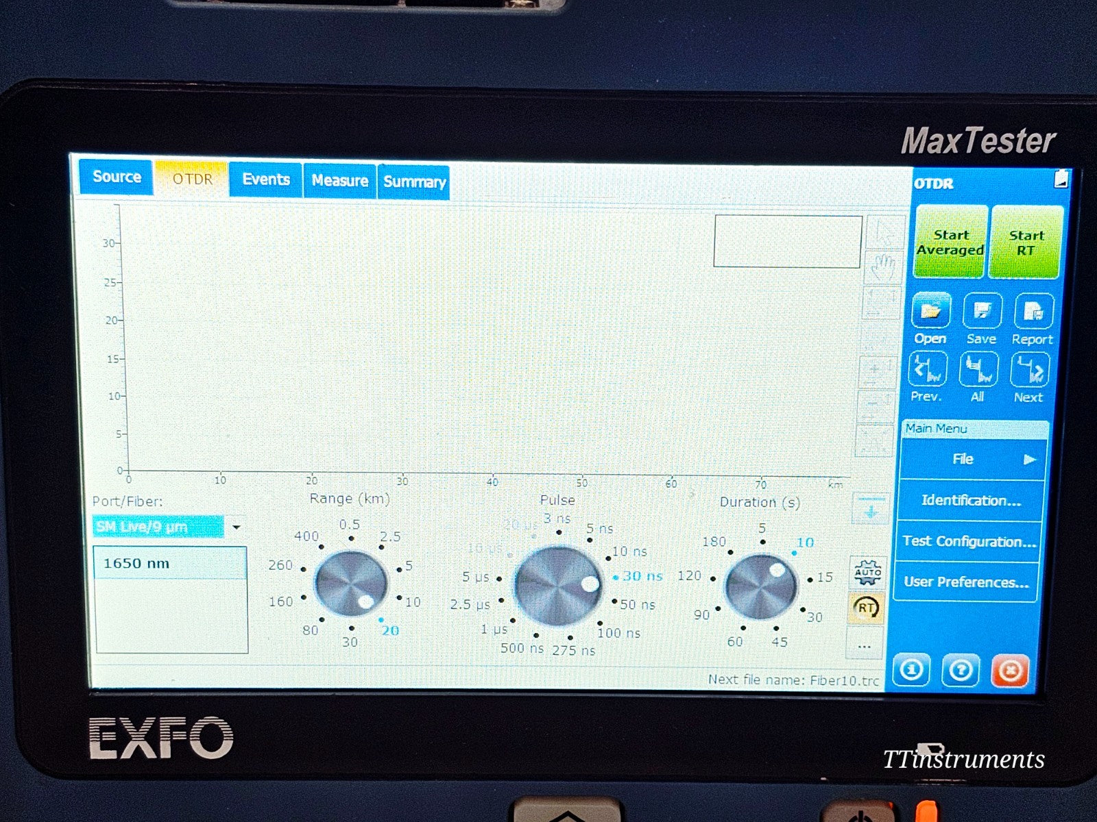 EXFO MAX-730C-SM8 SM OTDR iOLM MaxTester 1310/1550 & 1650 LIVE  with PM + VFL13