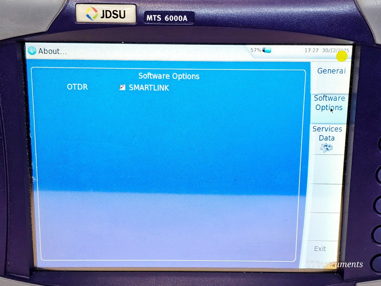 Viavi JDSU MTS 6000A + 81162D 1625 Filtered OTDR 50 dB High Power In-service