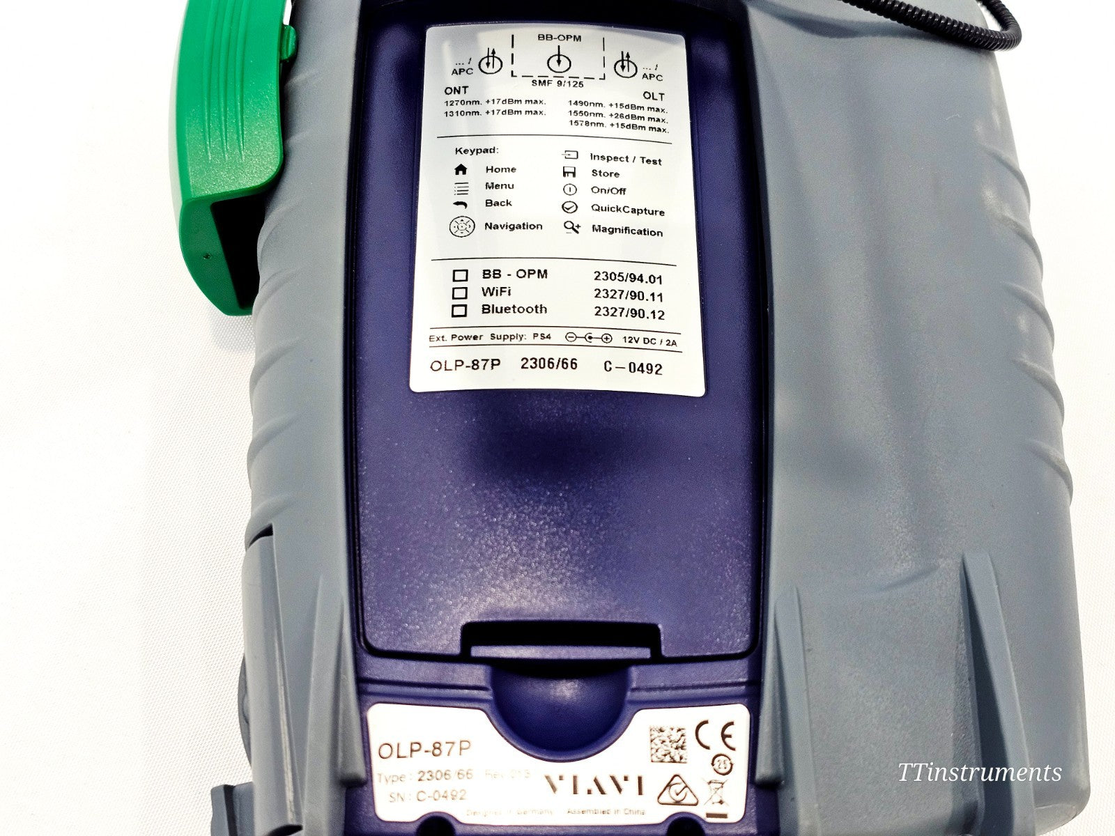 Viavi JDSU OLP-87P Selective PON Power Meter 2306/66 12701310/1490/1550/1578 nm