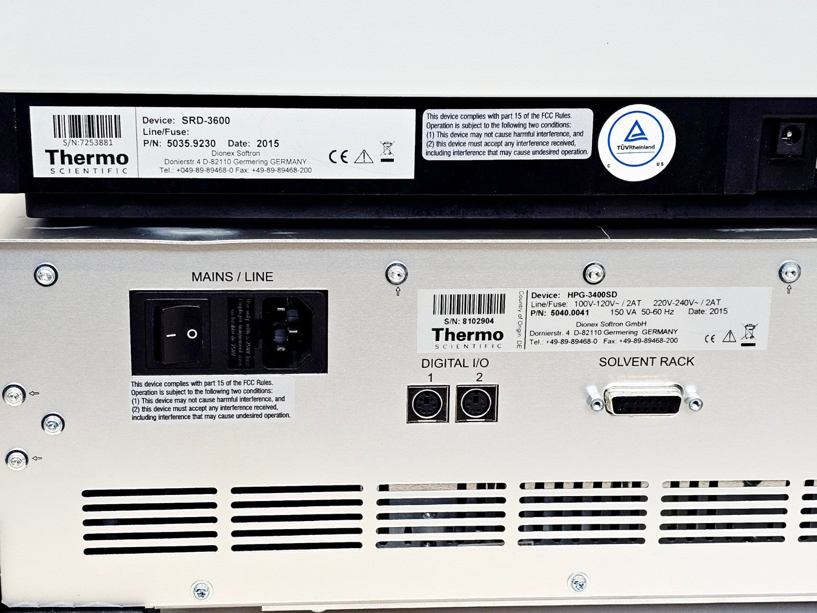 Thermo Scientific TSQ Endura Mass Spectrometer 2013 with PC and Software + HPLC