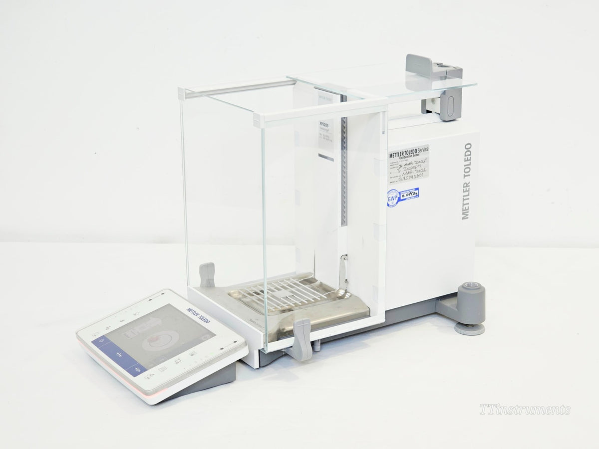 Mettler Toledo laboratory scale rear view used precision balance