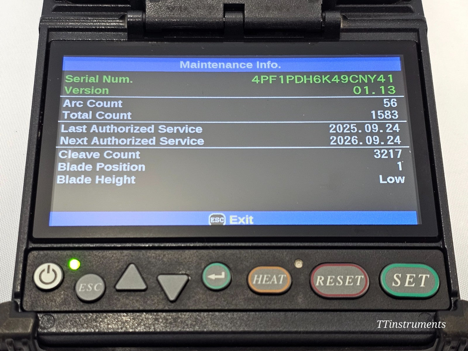 Serviced Fujikura 22S SM MM Fiber Fusion Splicer ARC 1583 FSM 22S *NO CLEAVER*