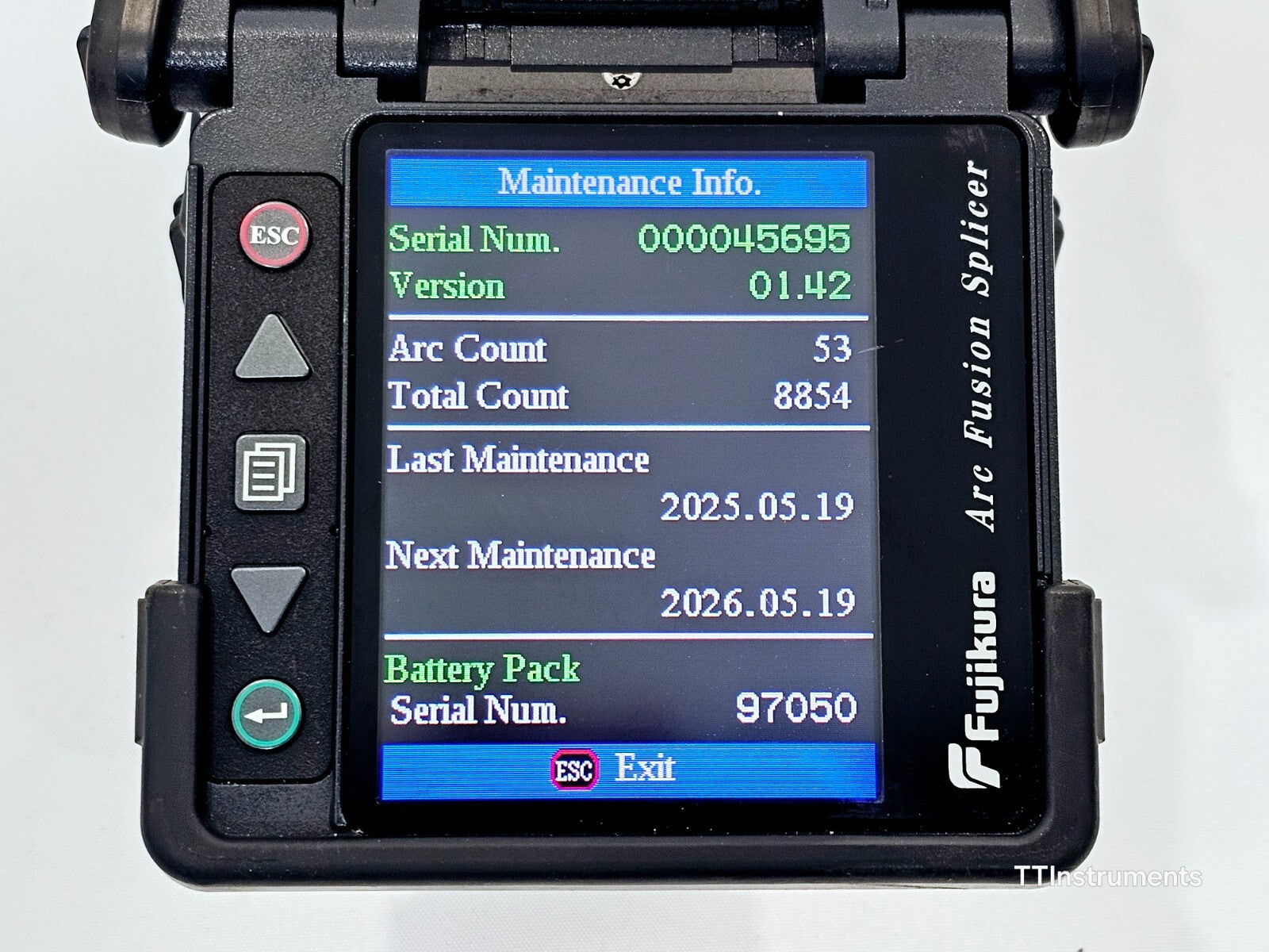 Serviced Fujikura FSM-60S Fiber Optic SM MM Splicer ARC 8854 + CT50 Cleaver