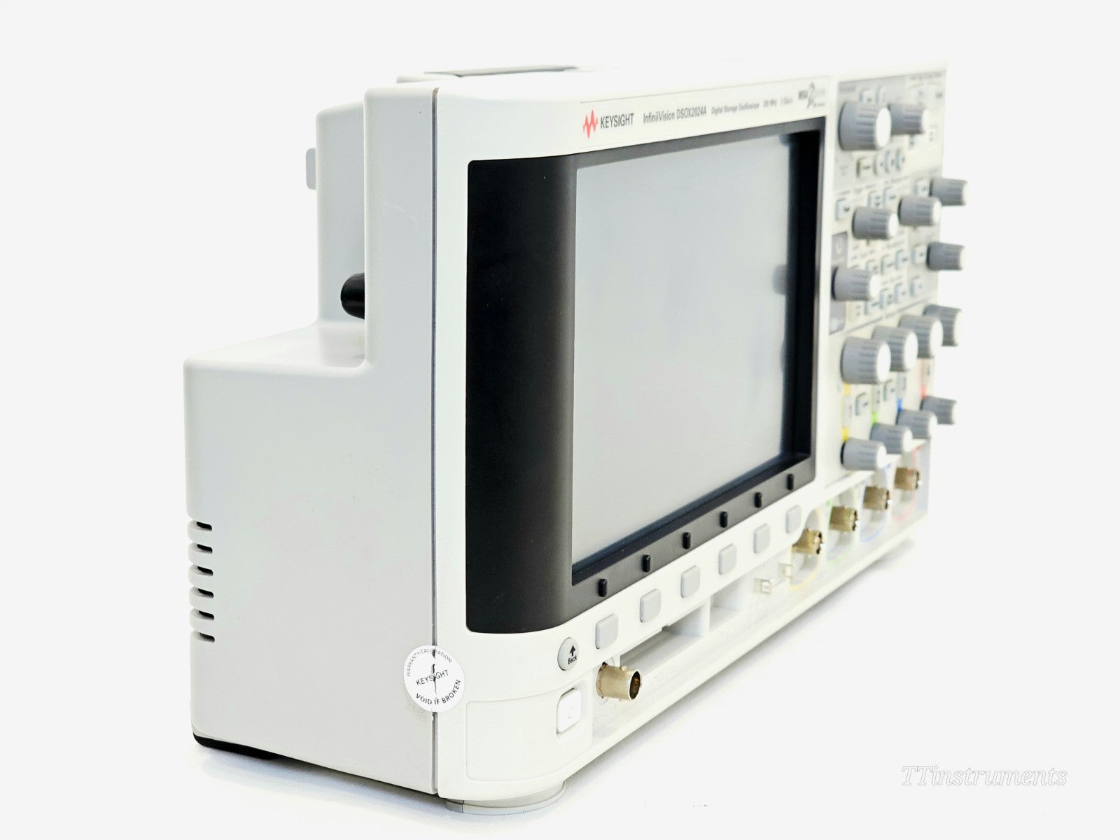 Keysight DSOX2024A oscilloscope left side panel view