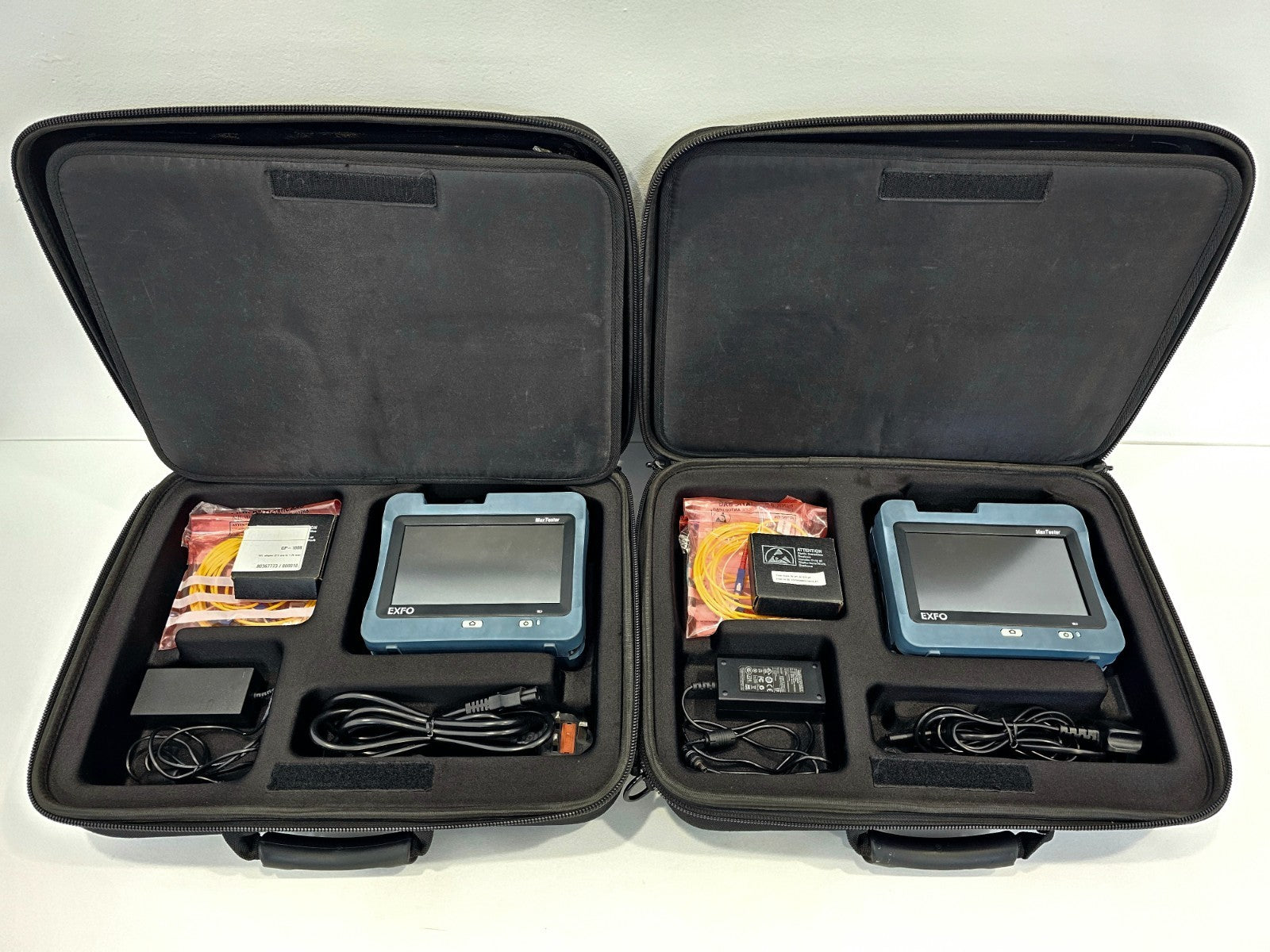 Calibrated EXFO OLTS MAX-940 ICERT QUAD 850/1300 1310/1550 SM MM Fiber Certifier