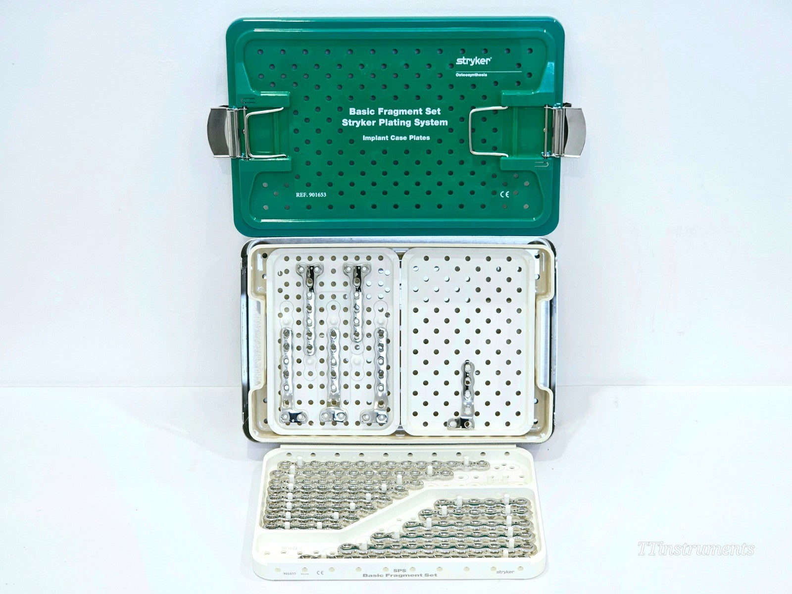 Stryker 901653 Basic Fragment Set Stryker System Implant Case Plates