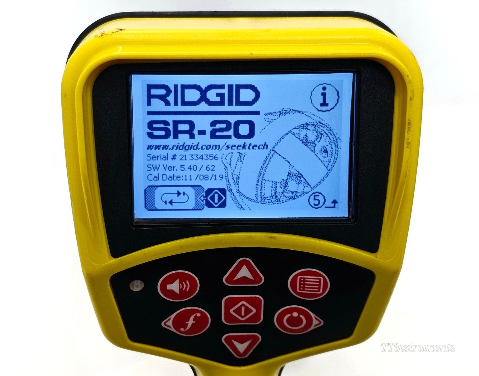 Ridgid SR-20 SeekTech Line Locator Receiver SR-20 + ST-305 Transmitter & Clamp