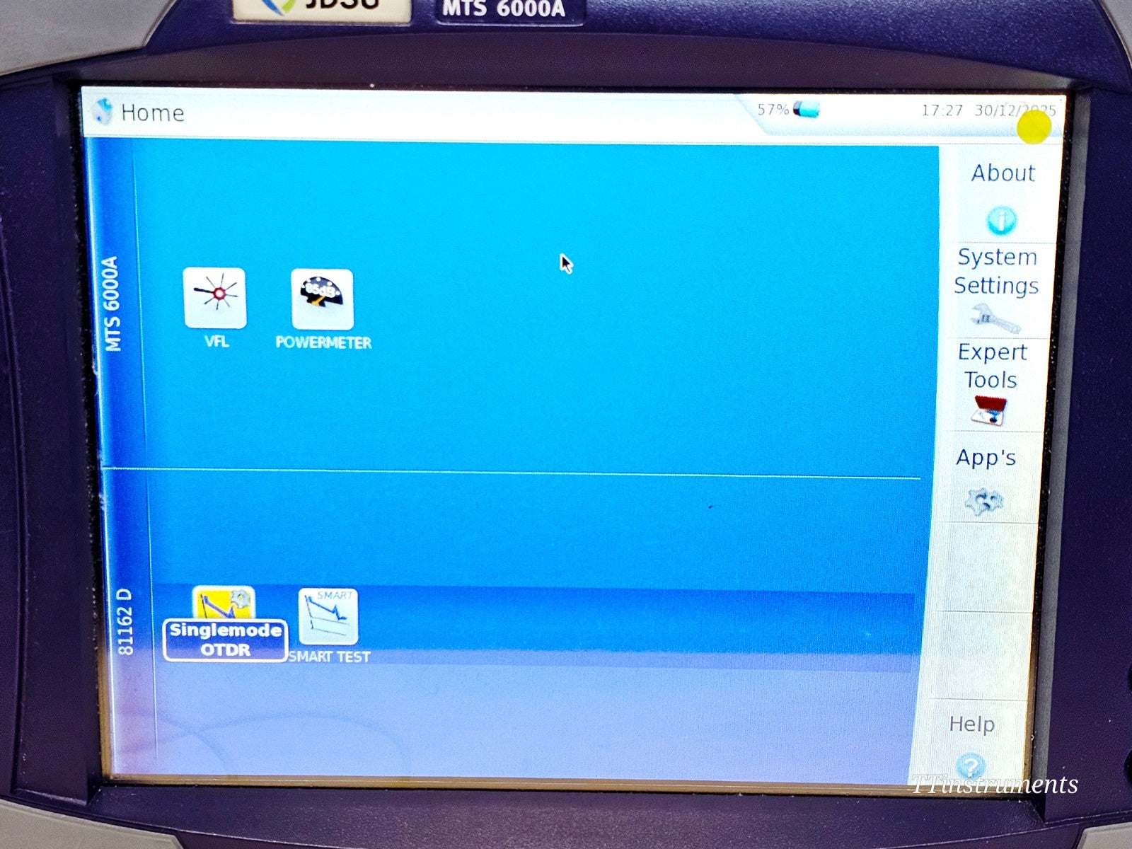 Viavi JDSU MTS 6000A + 81162D 1625 Filtered OTDR 50 dB High Power In-service