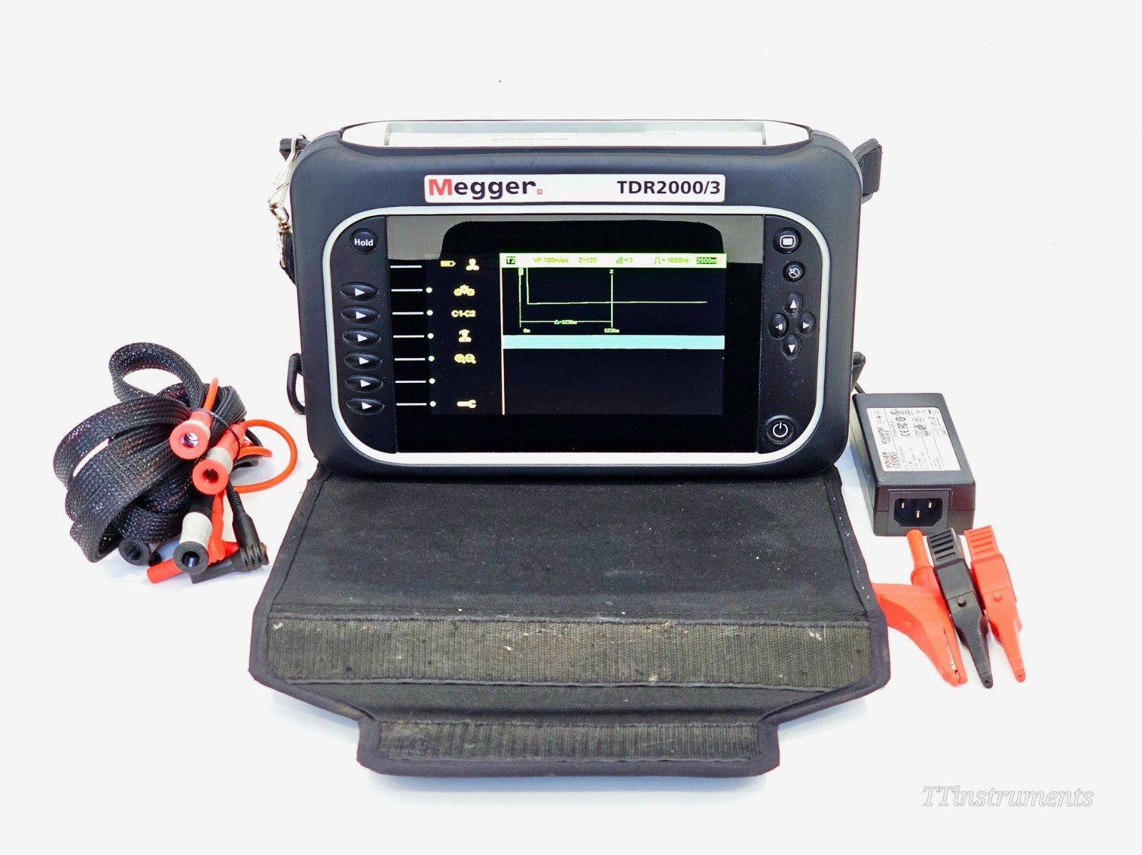 Megger TDR2000/3 used cable fault locator time domain reflectometer portable test equipment