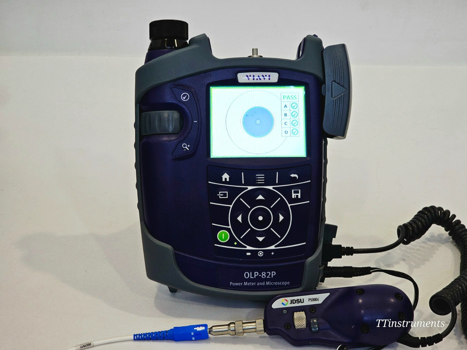 Viavi JDSU Viavi-FIT-ATT-18 OLP-82P Power Met + P5000i Fiber Scope & Tips + VFL