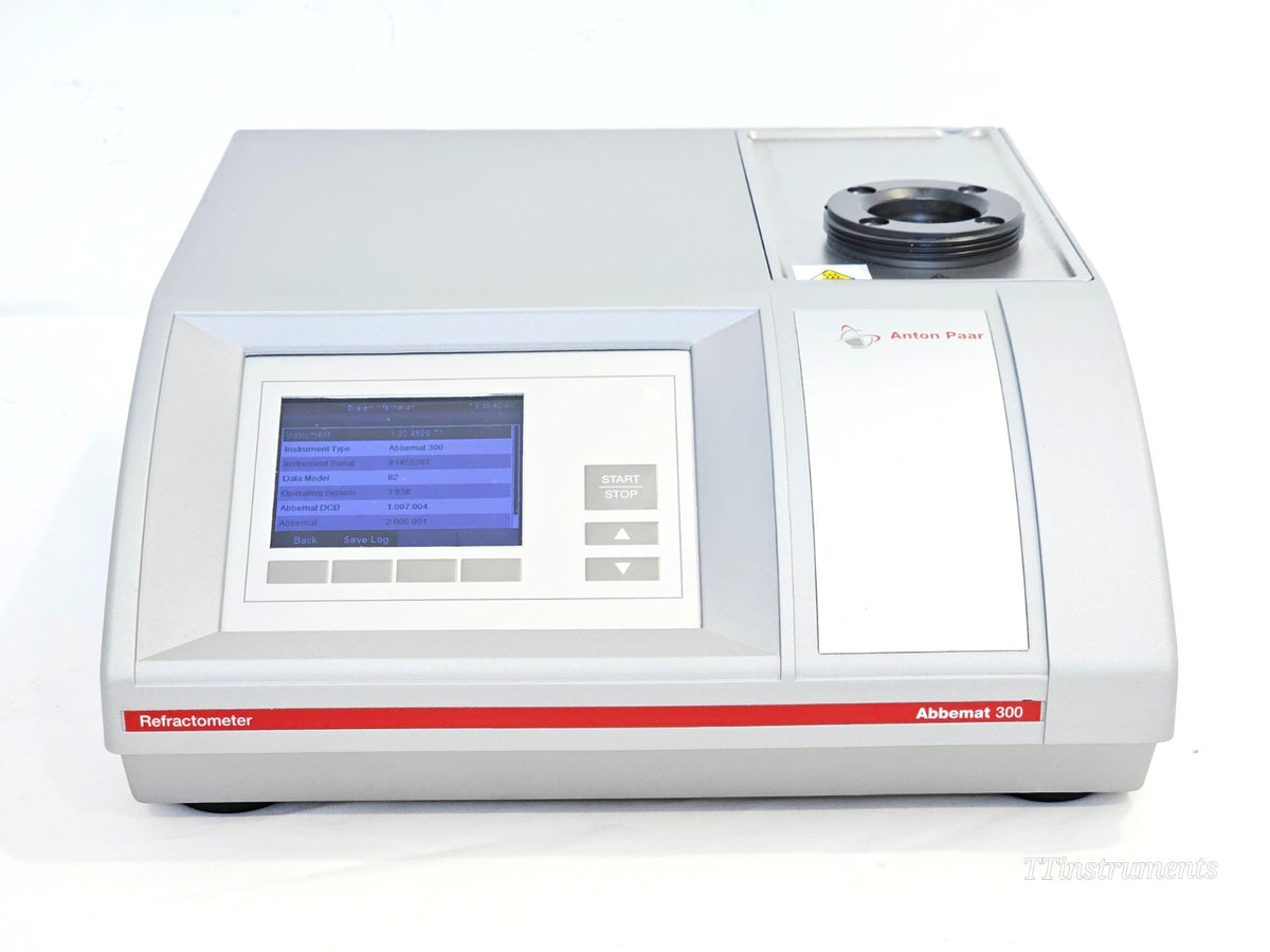 Anton Paar refractometer front panel view showing controls and display